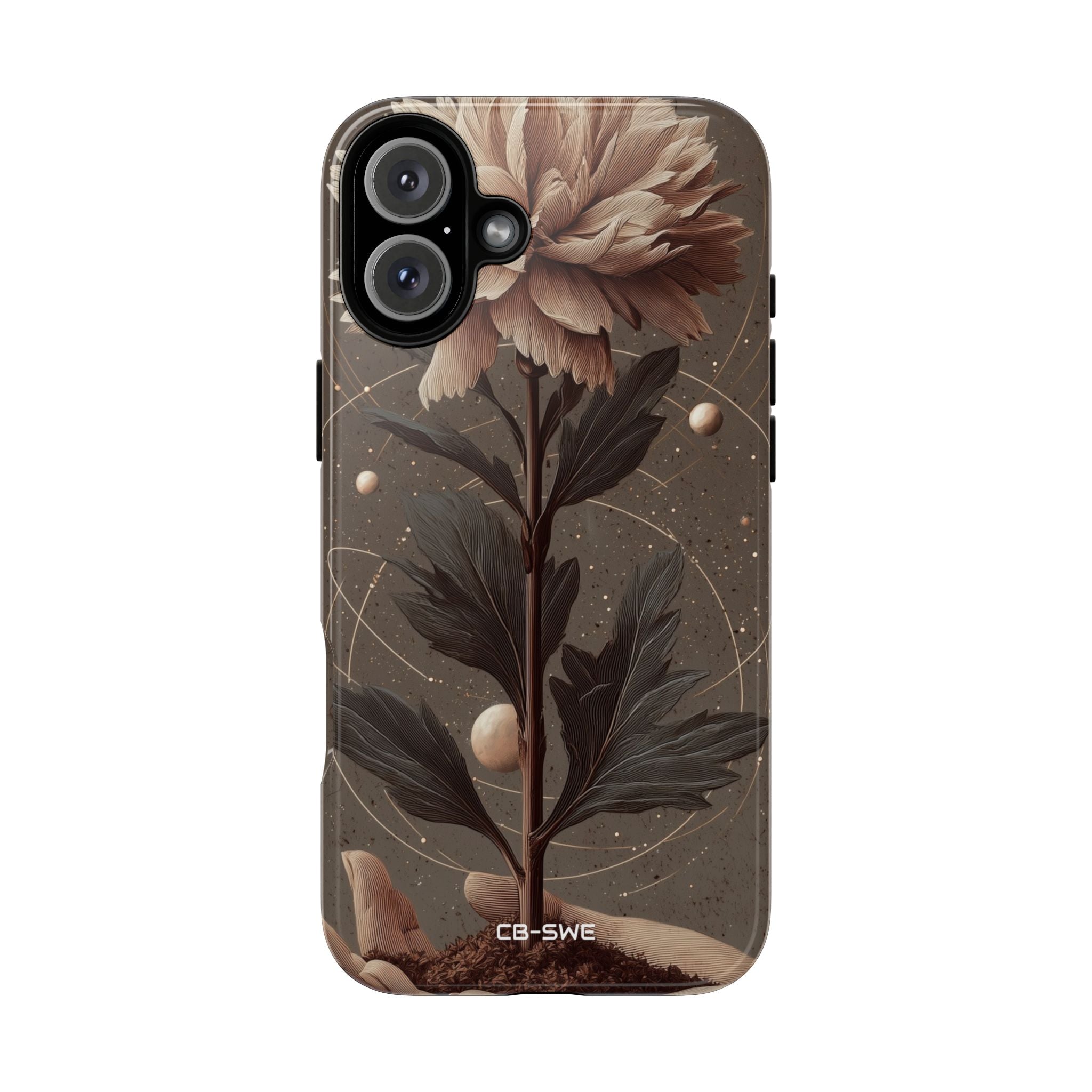 Celestial Flower Embrace - iPhone Case