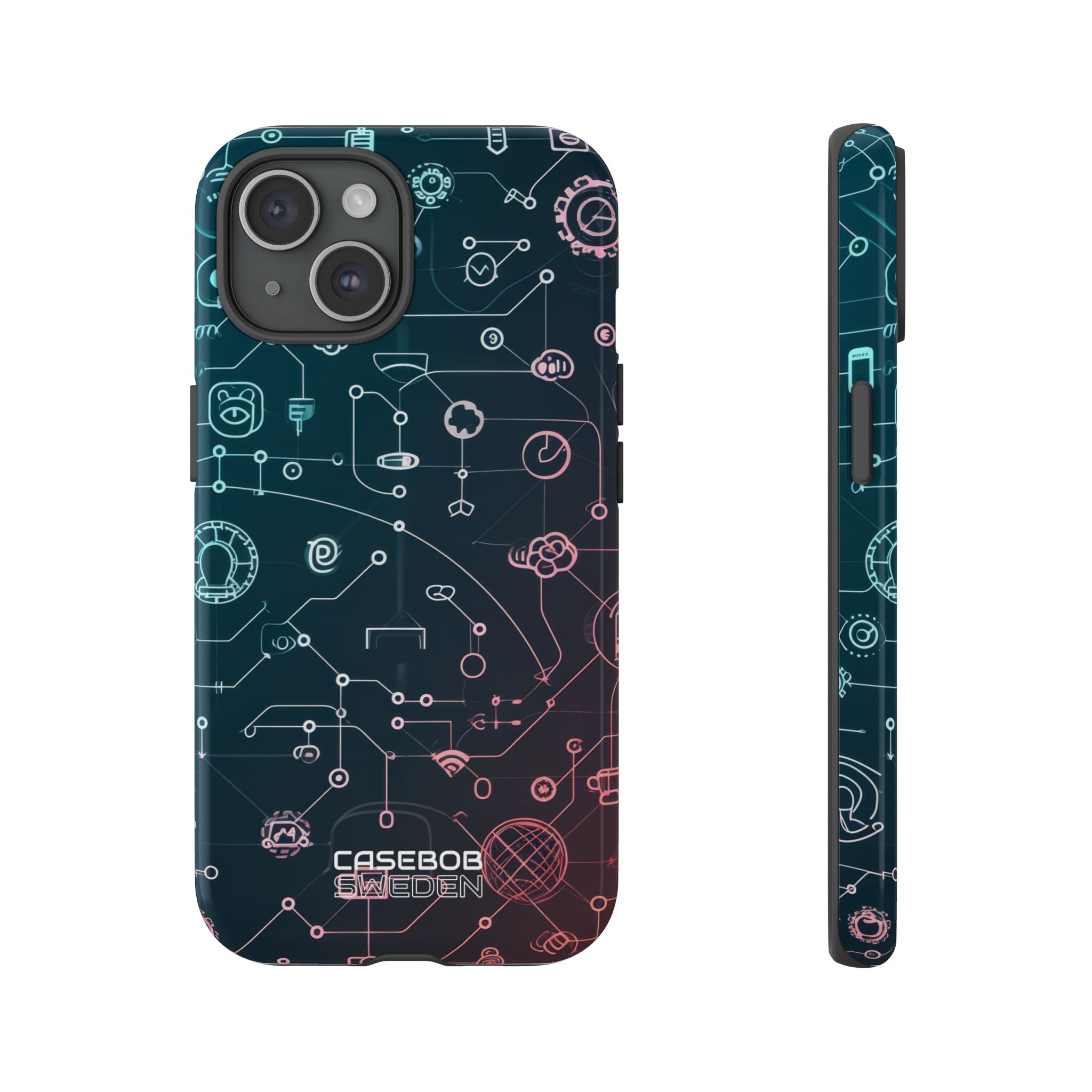 Digital Circuit Flow iPhone 15 - Tough