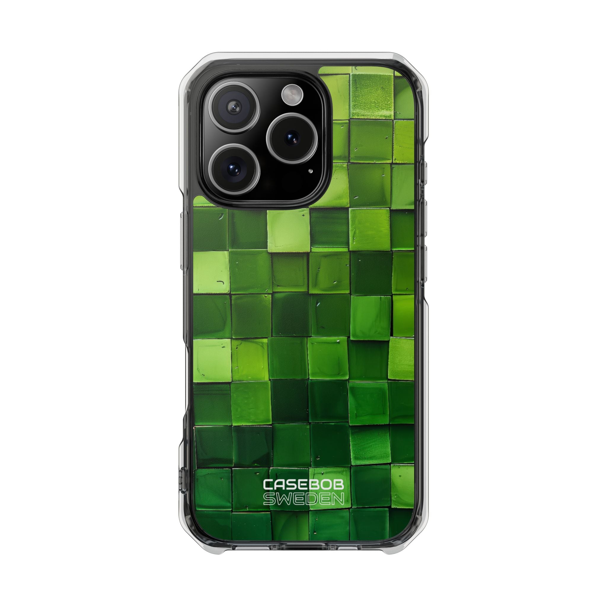Green Tile Harmony iPhone 16 - Impact Clear+