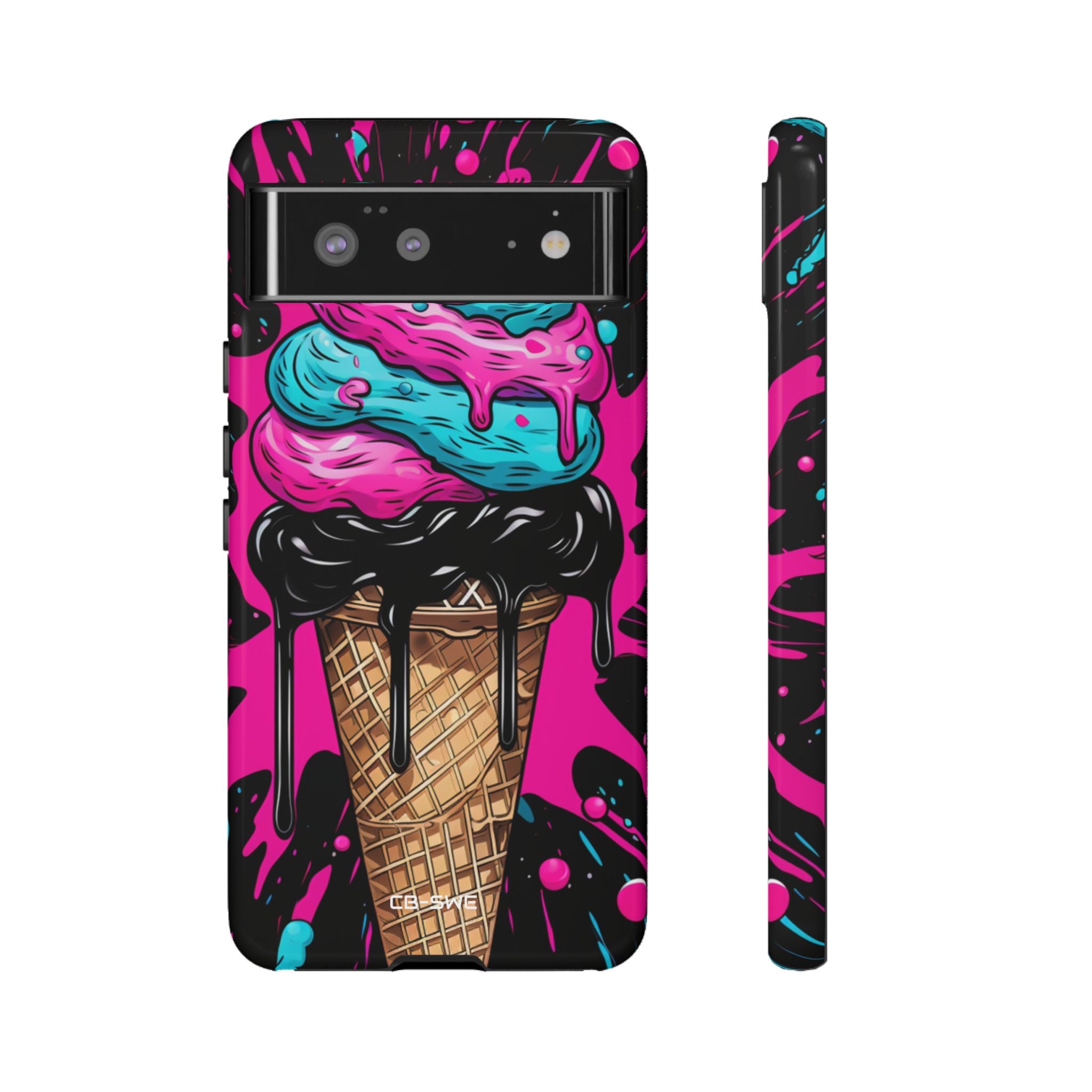 Neon Ice Cream Burst - Google Pixel Case