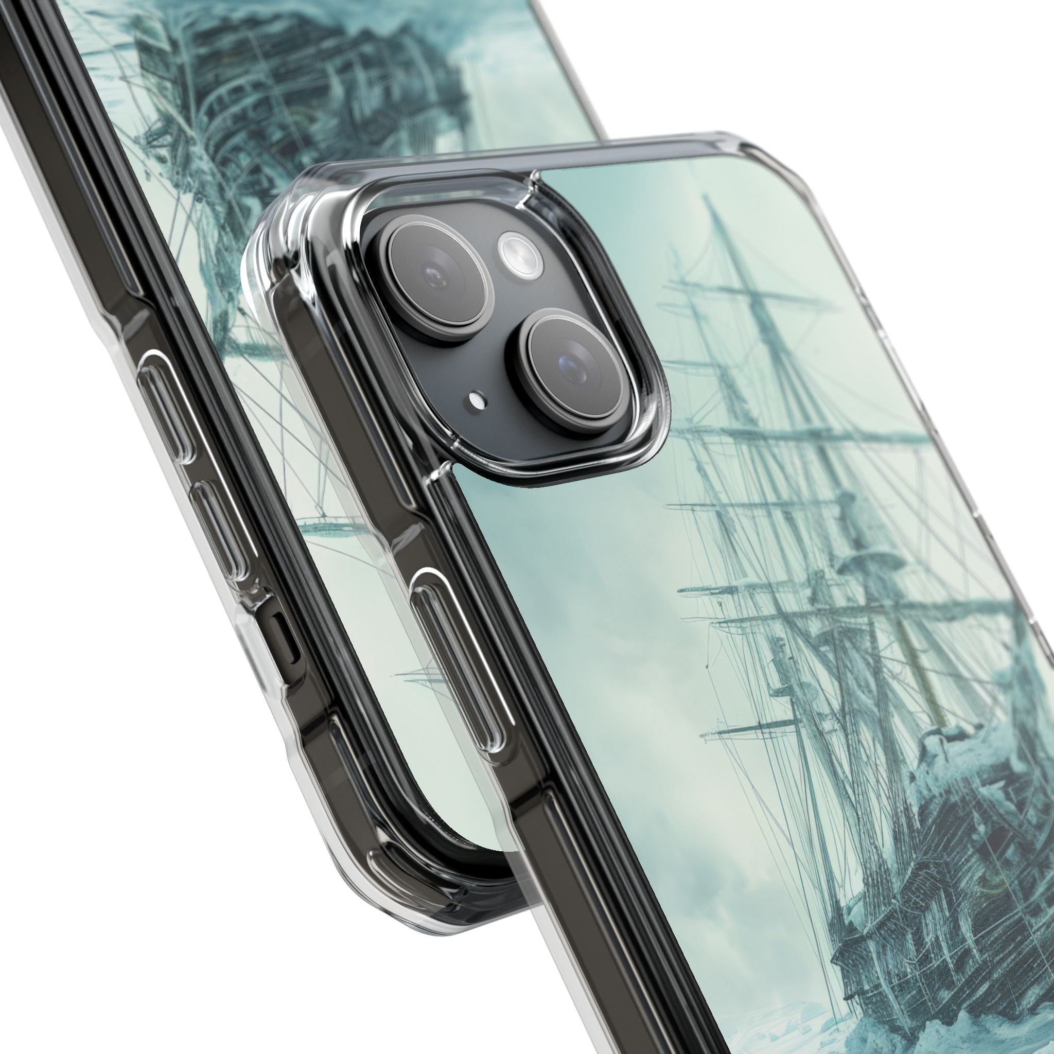 Icebound Ship iPhone 15 Plus Case - Impact