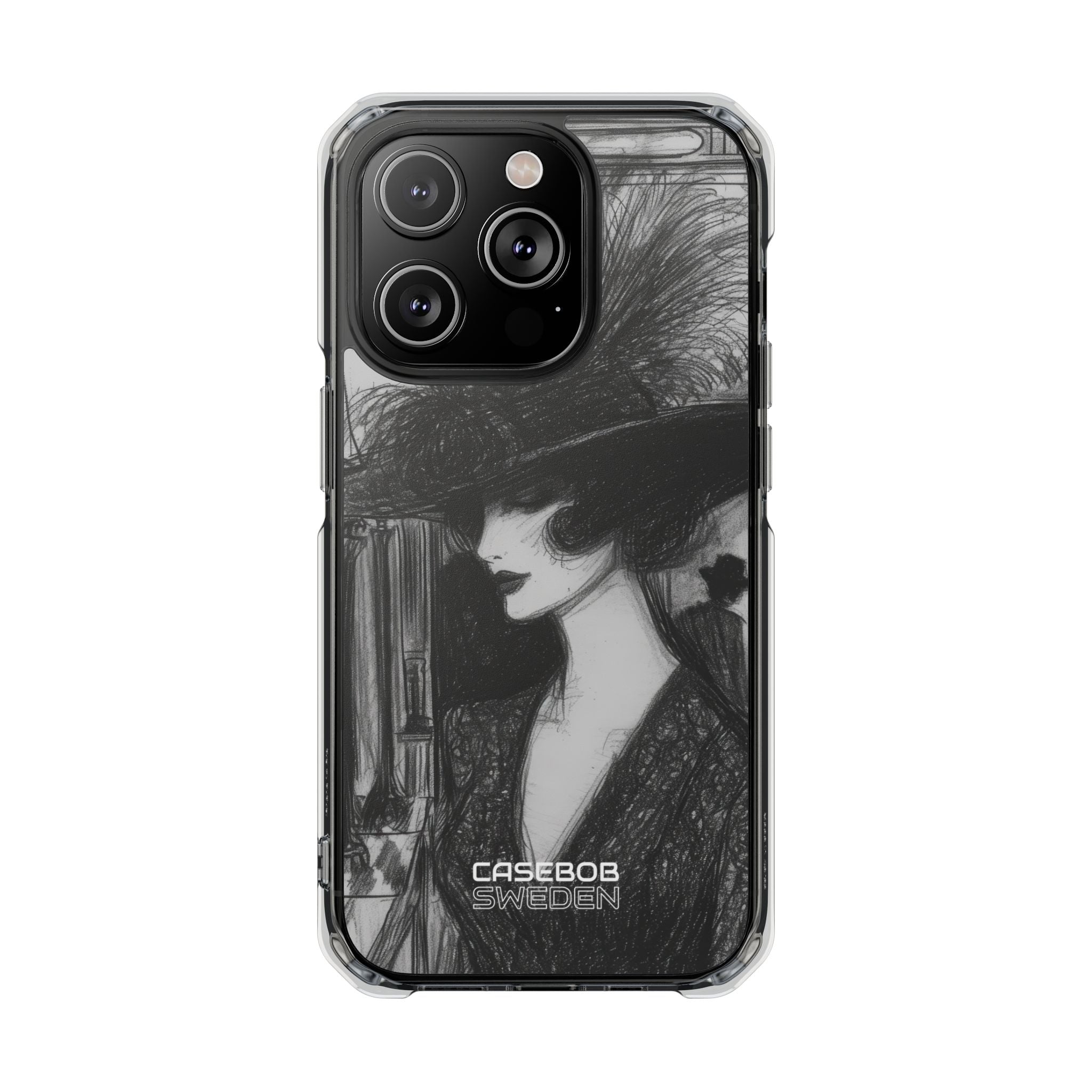 Vintage Feather Elegance iPhone 14 - Impact Clear+