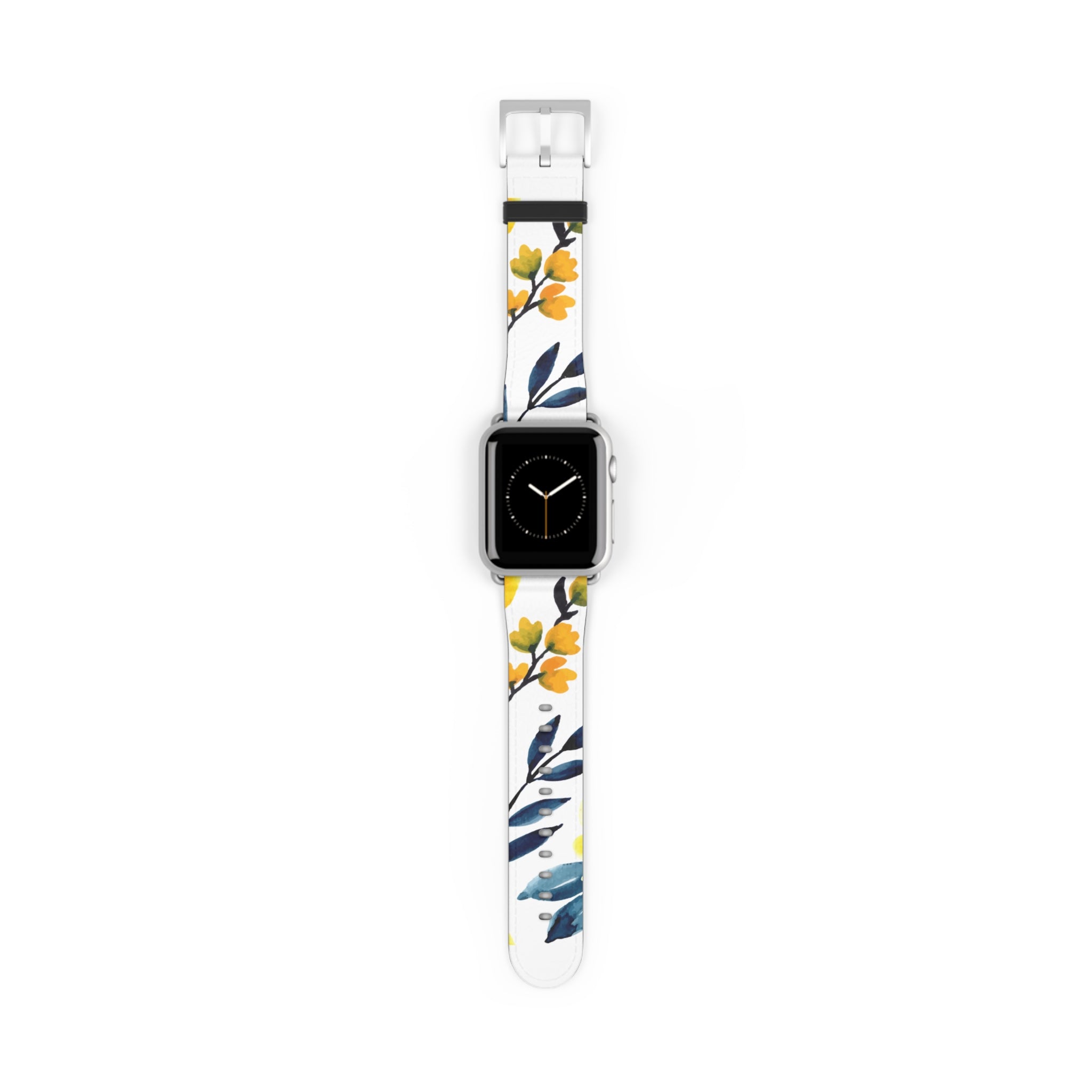 Keltainen Sininen Kukat - Kellonranneke