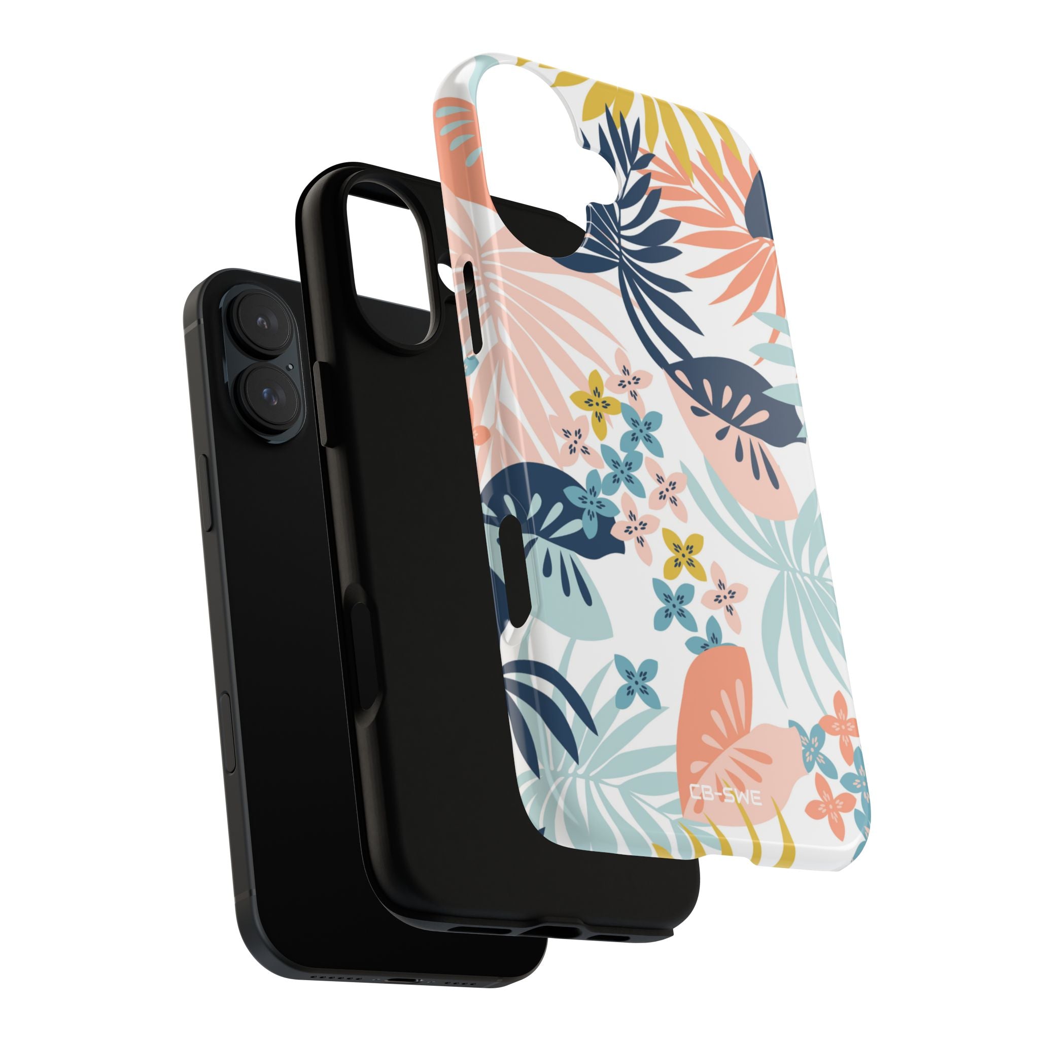 Tropical Foliage Blooms - iPhone Case