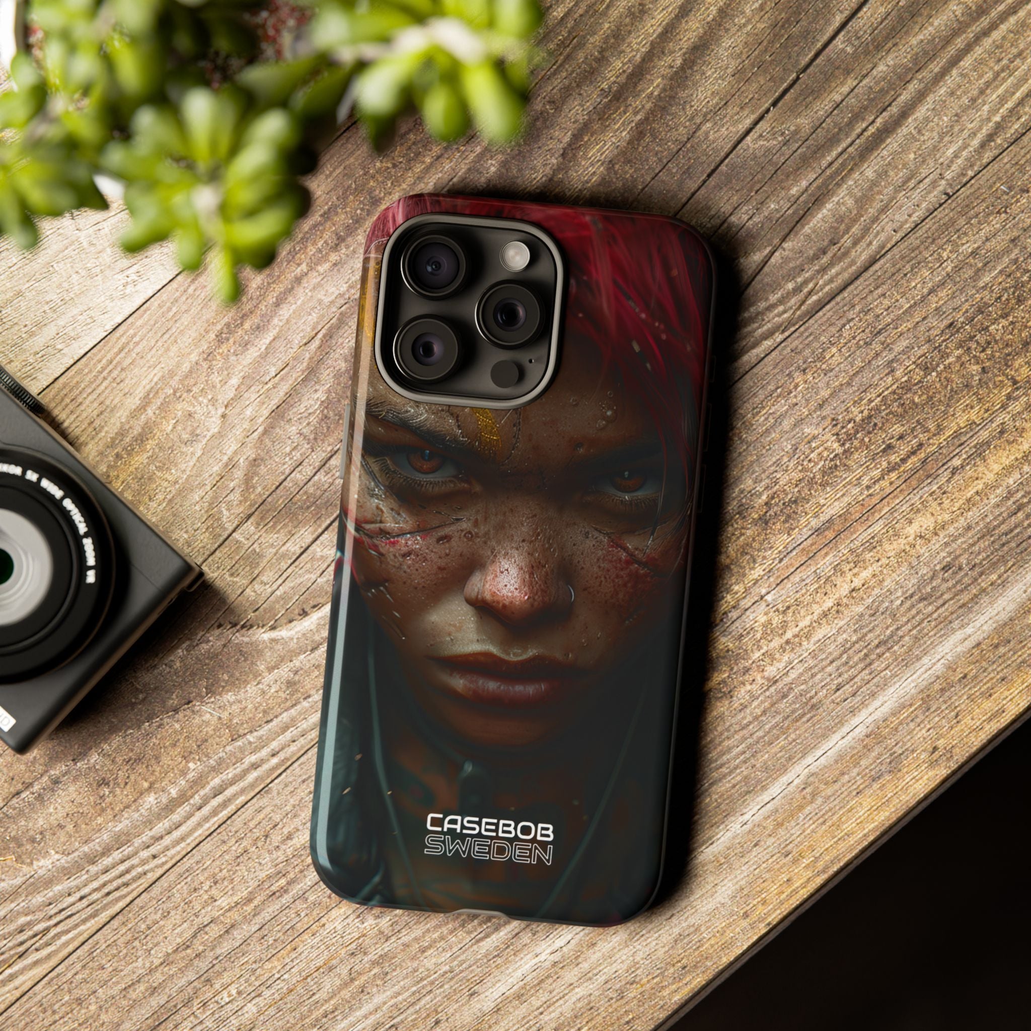 Ritratto Ribelle Cyberpunk iPhone 15 - Tough