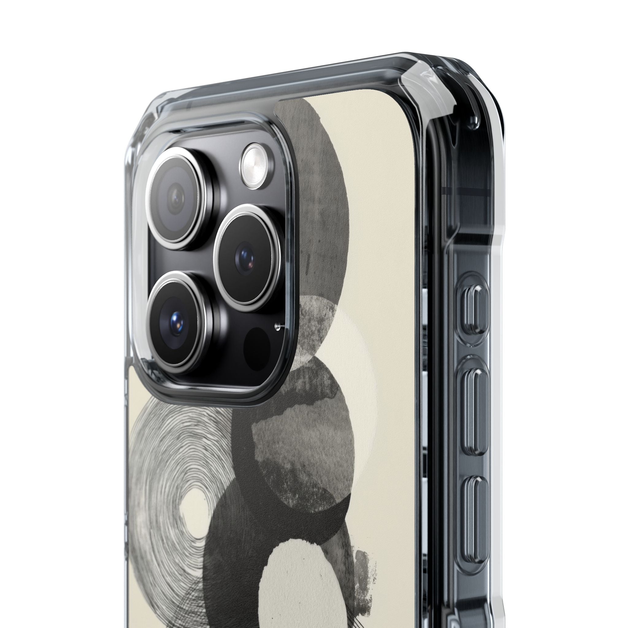 Circles Embrace Lines iPhone Case - Impact