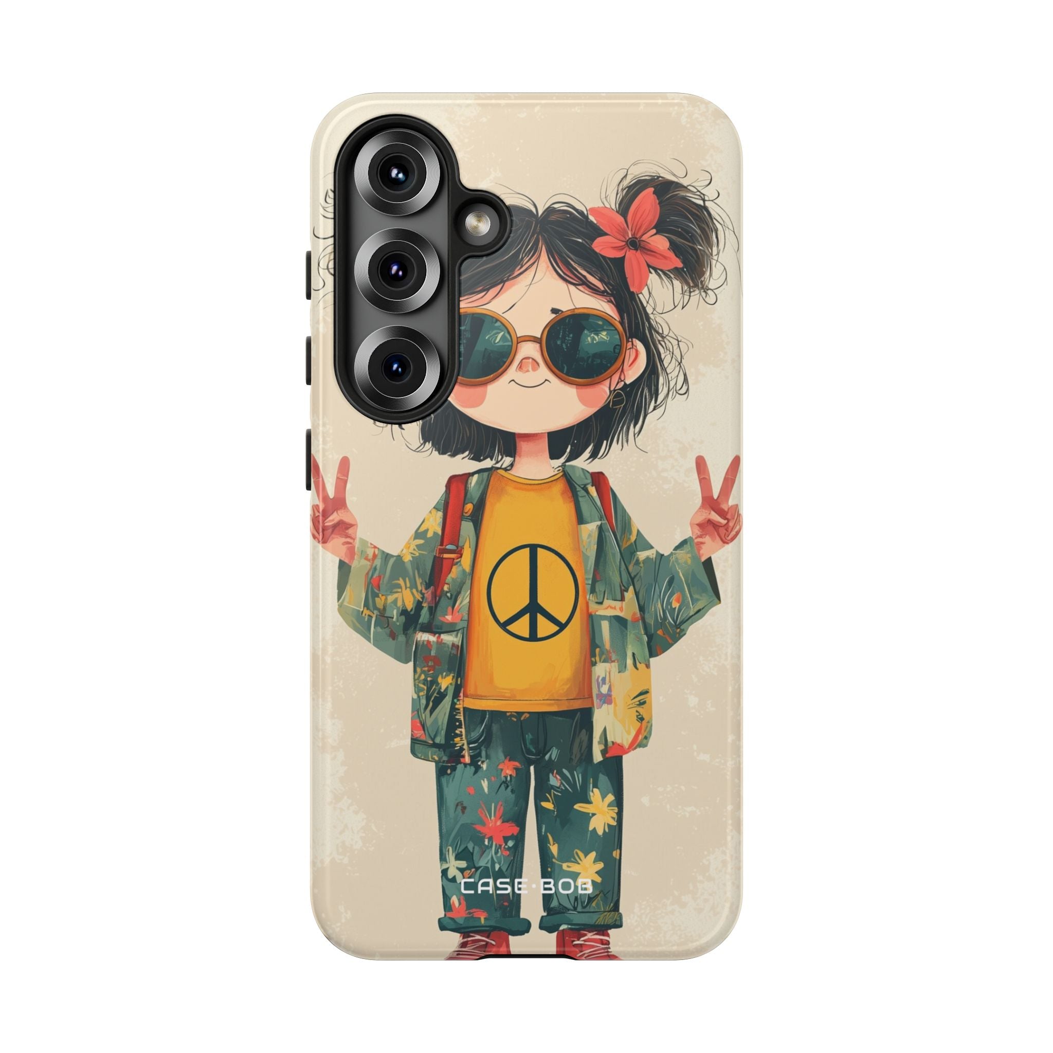 Peace Pigtails Samsung S25 Case - Tough