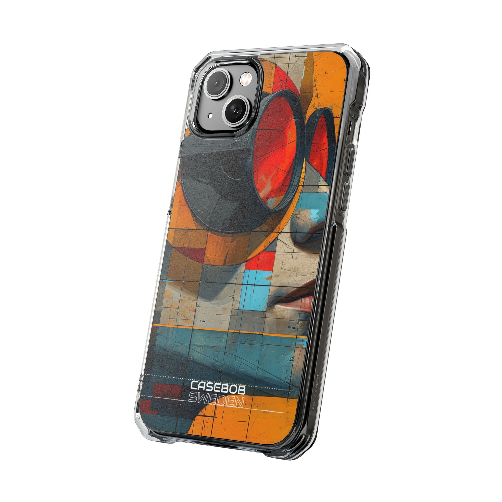 Futuristische Cubistische Visies iPhone 14 - Impact Clear+
