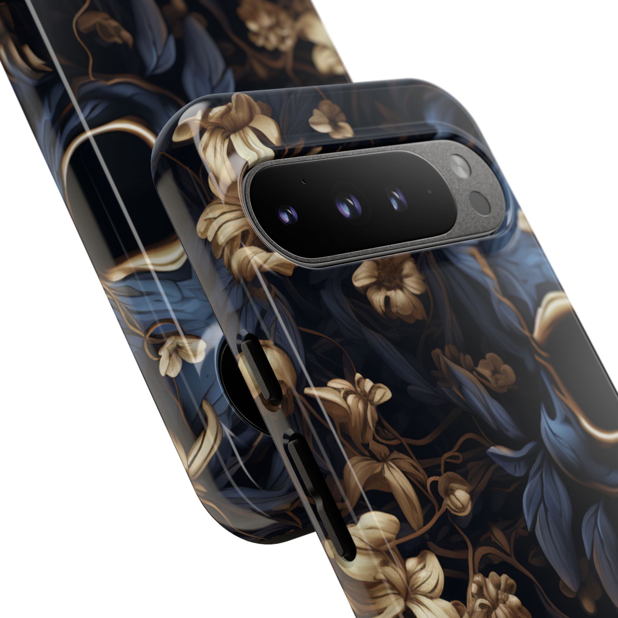Gothic Floral Skull - Google Pixel Case