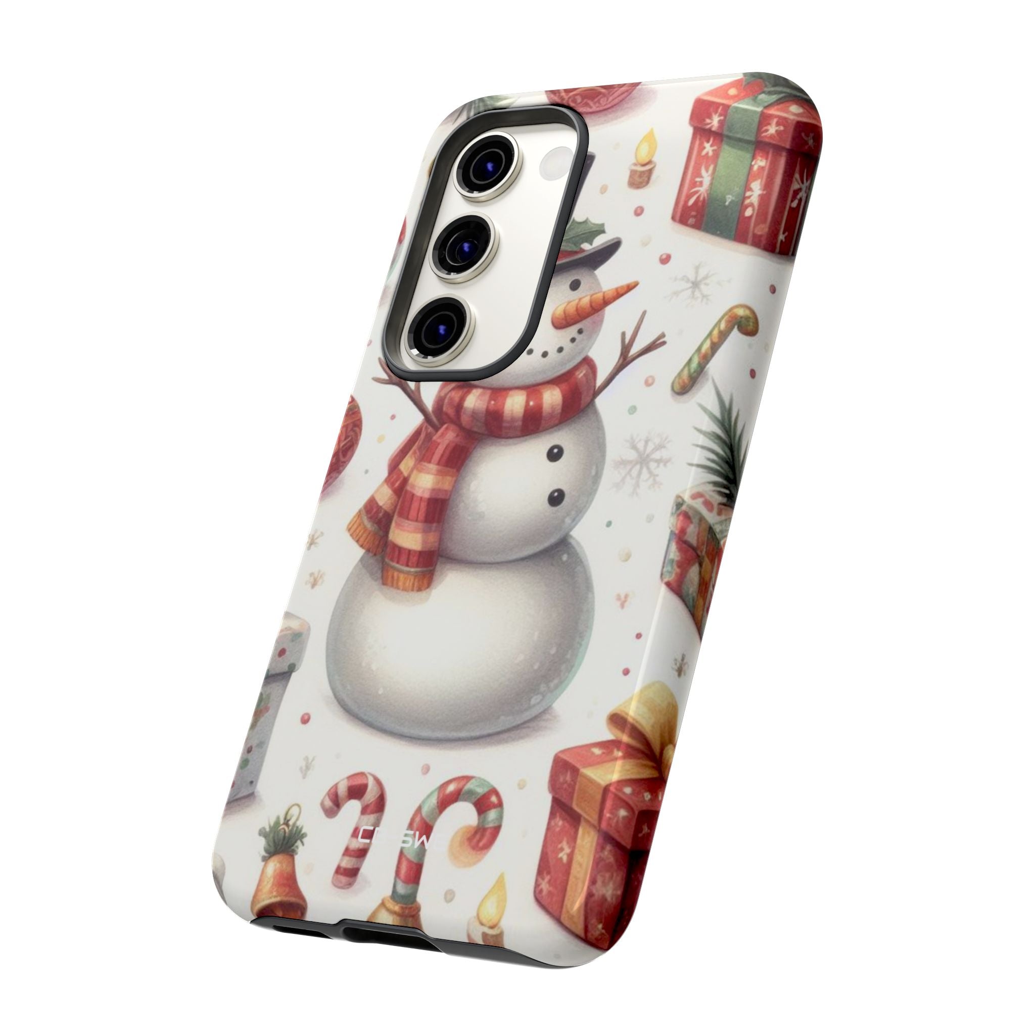 Snowman Wears Scarf - Samsung Case