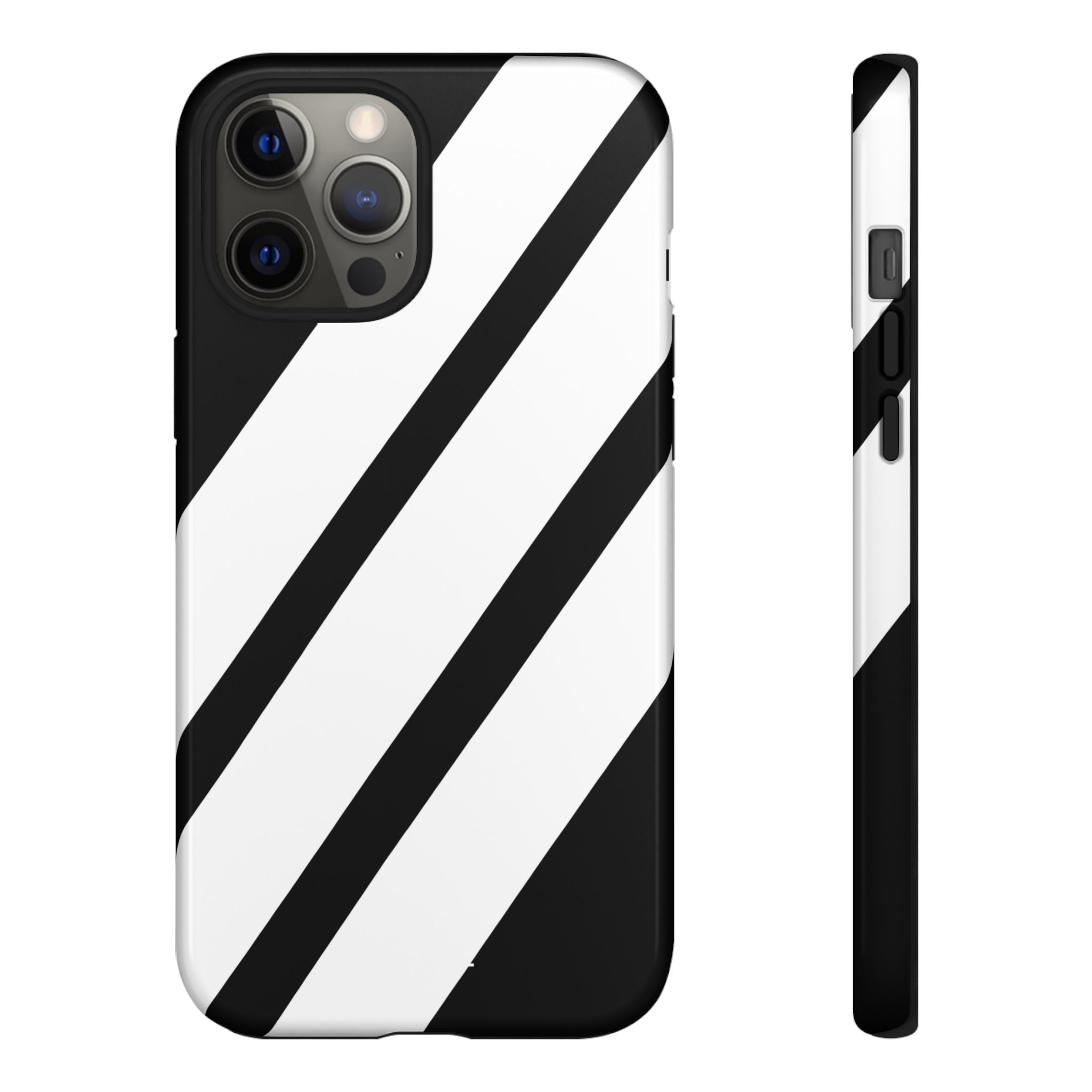 Monochrome Diagonal Symmetry - iPhone Case
