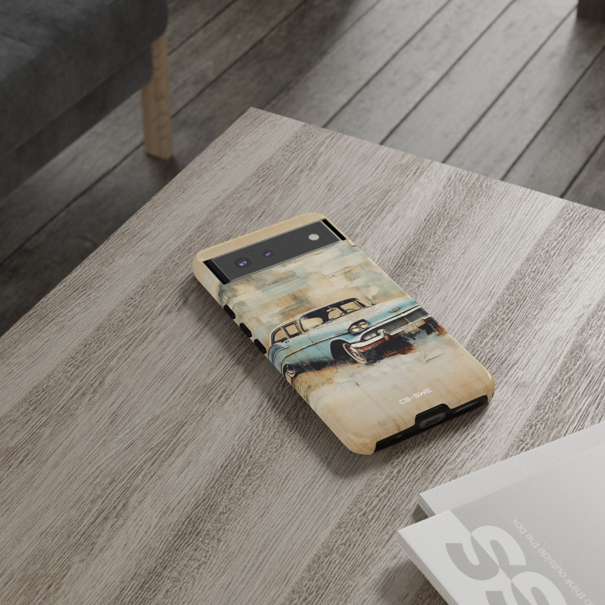 Vintage Car Collage - Google Pixel Case