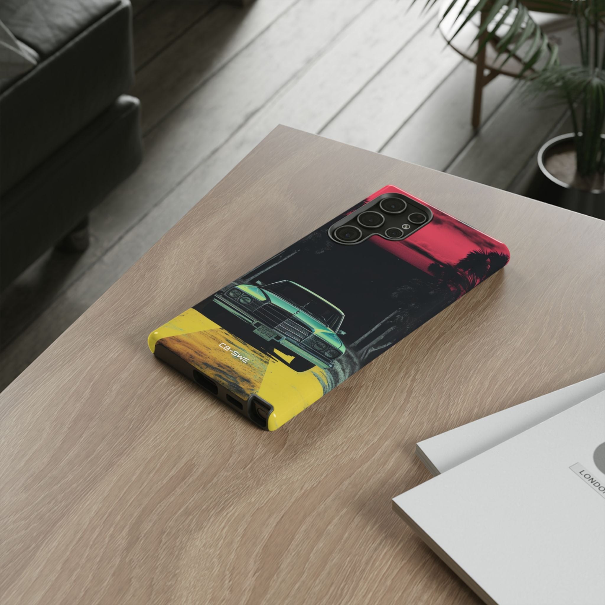 Retro Futuristic Nightscape - Samsung Case