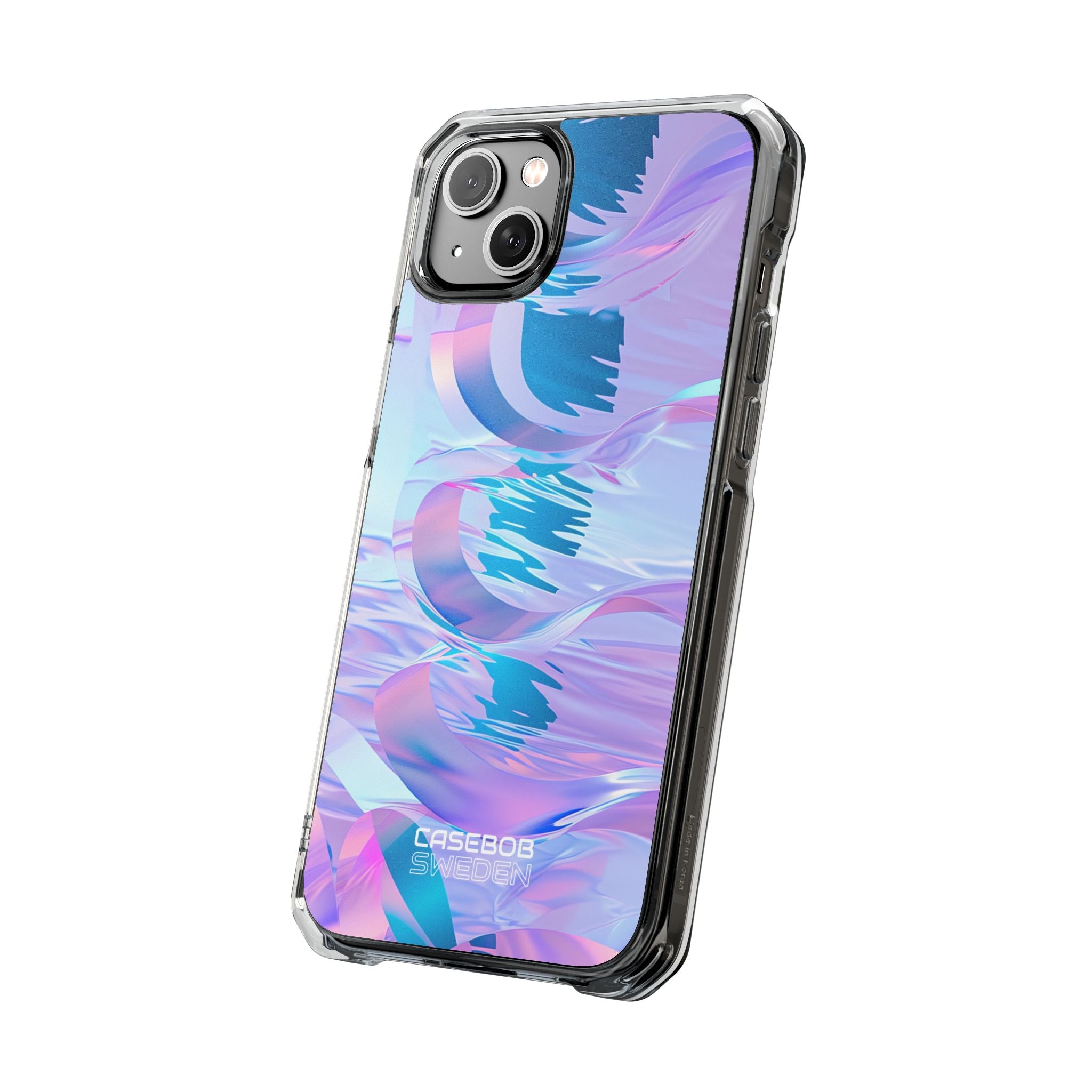 Iridescente Stromende Golven iPhone 14 - Impact Clear+