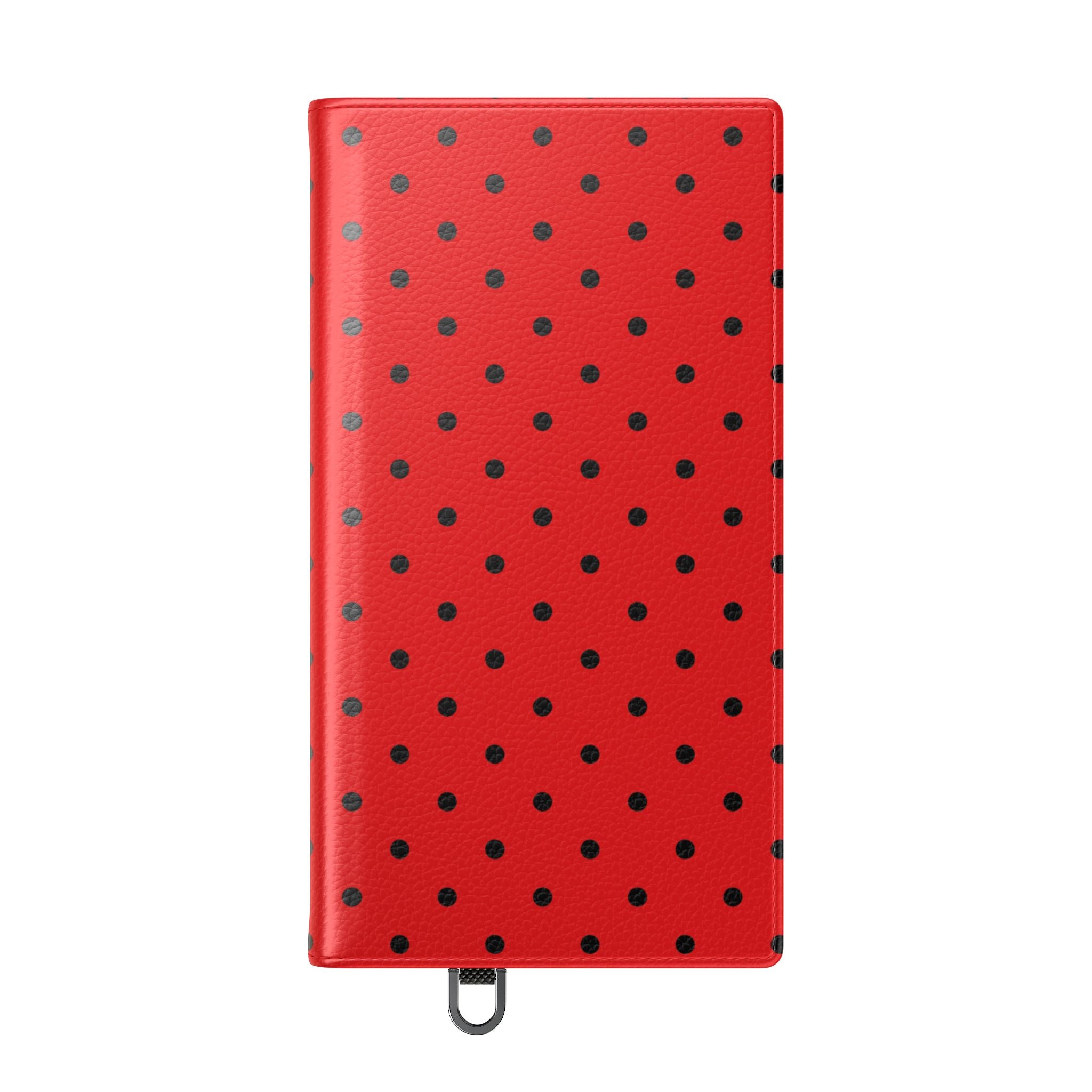 Black Dot Grid - Samsung S24 Ultra Case - Wallet