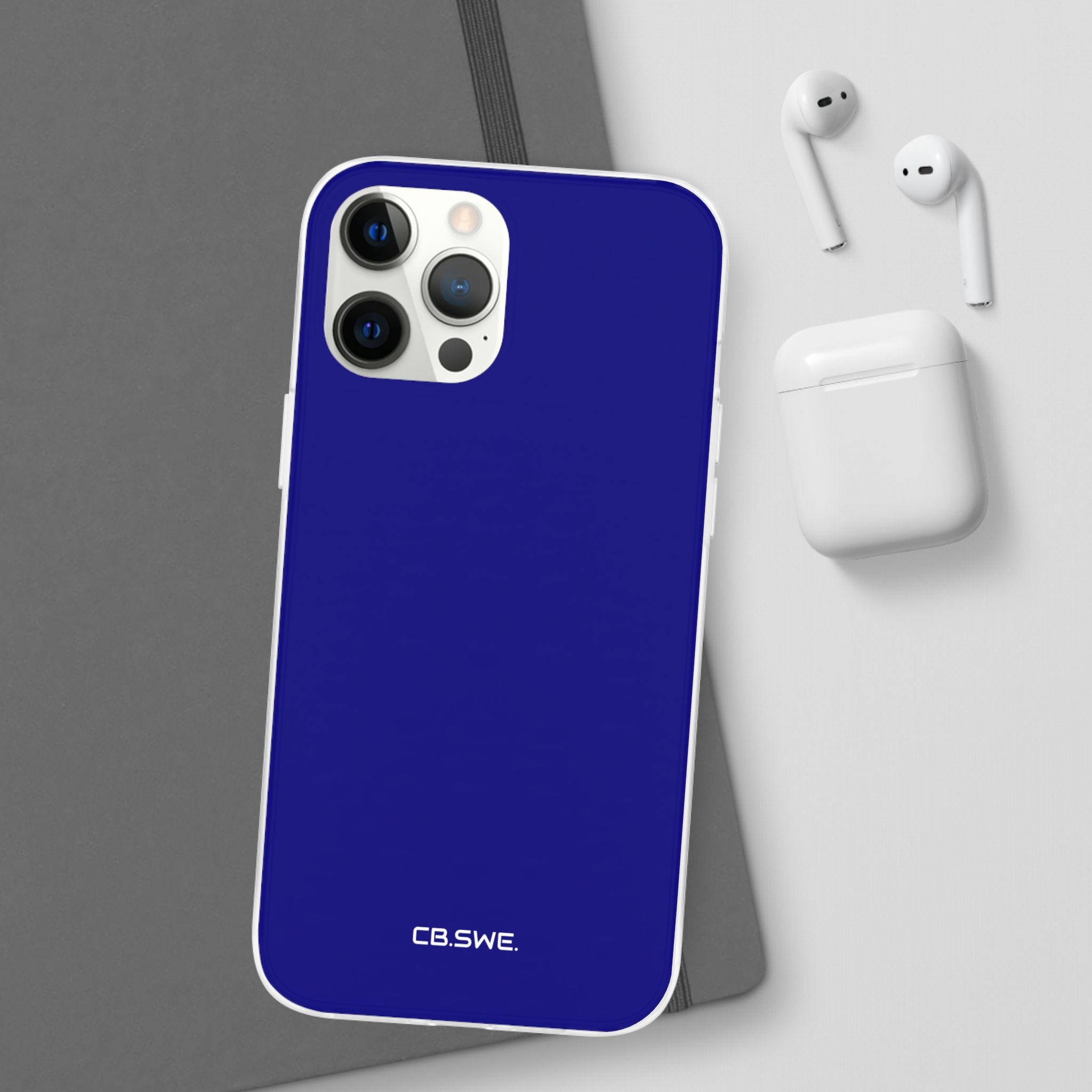 Marineblaue iPhone-Hülle – Flexi