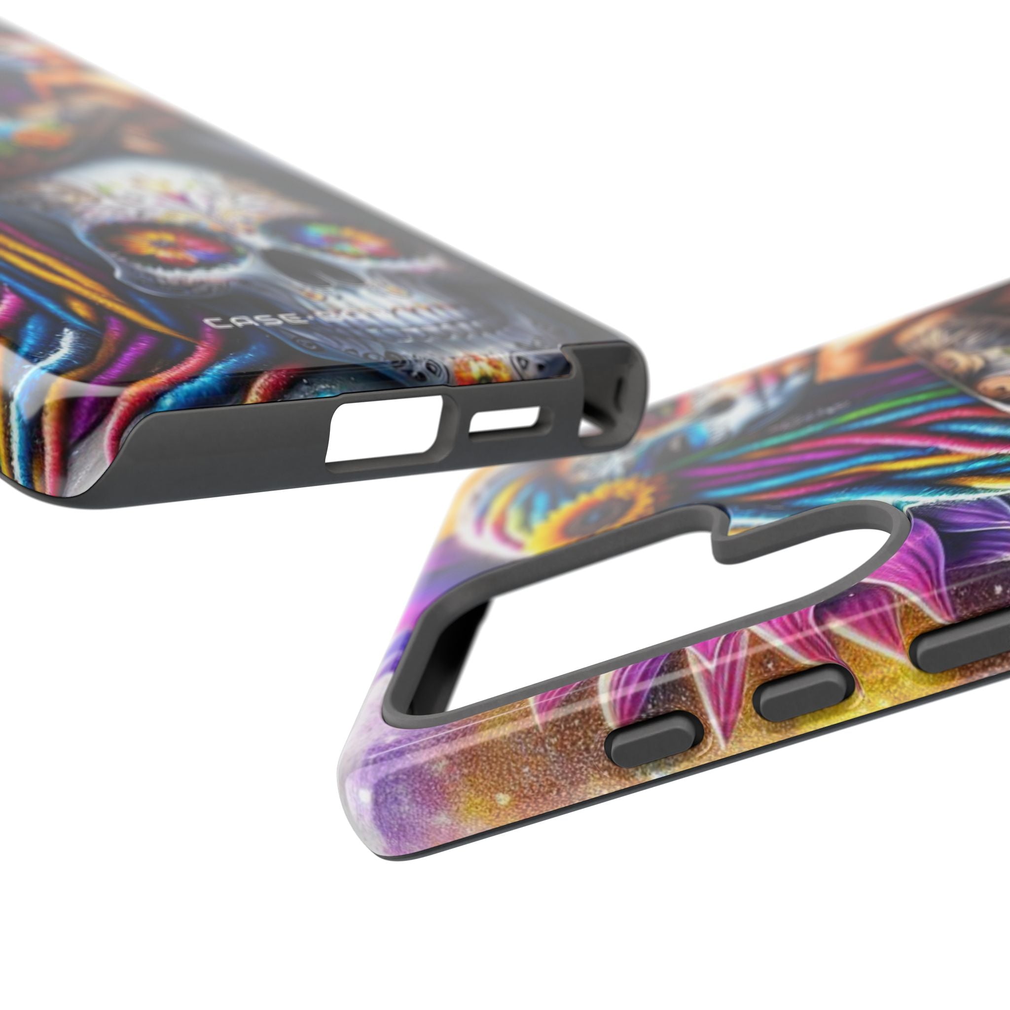 Sunflower Skull Glow Samsung S25 Ultra Case - Tough