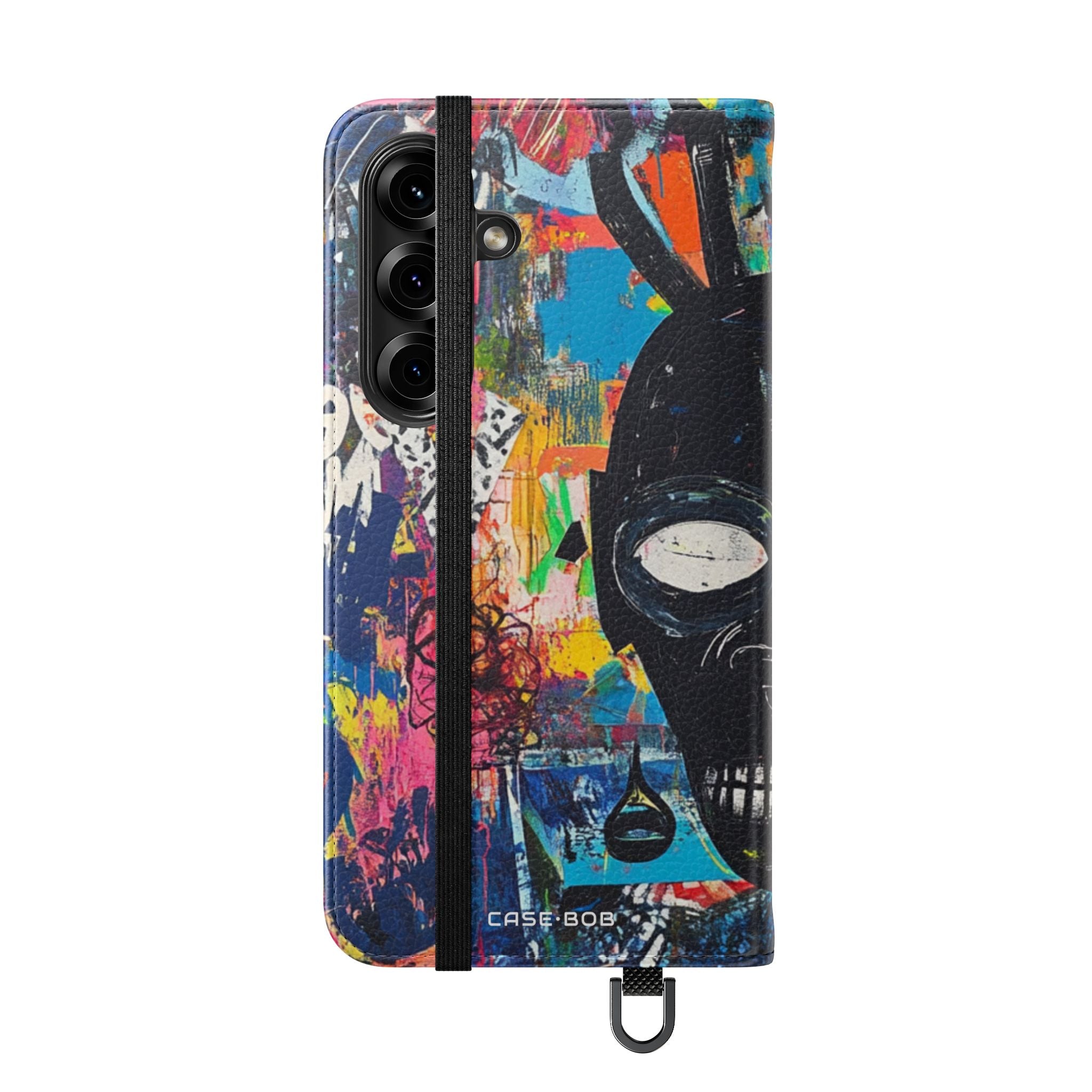 Neon Skull Burst - Samsung S25 Case - Wallet
