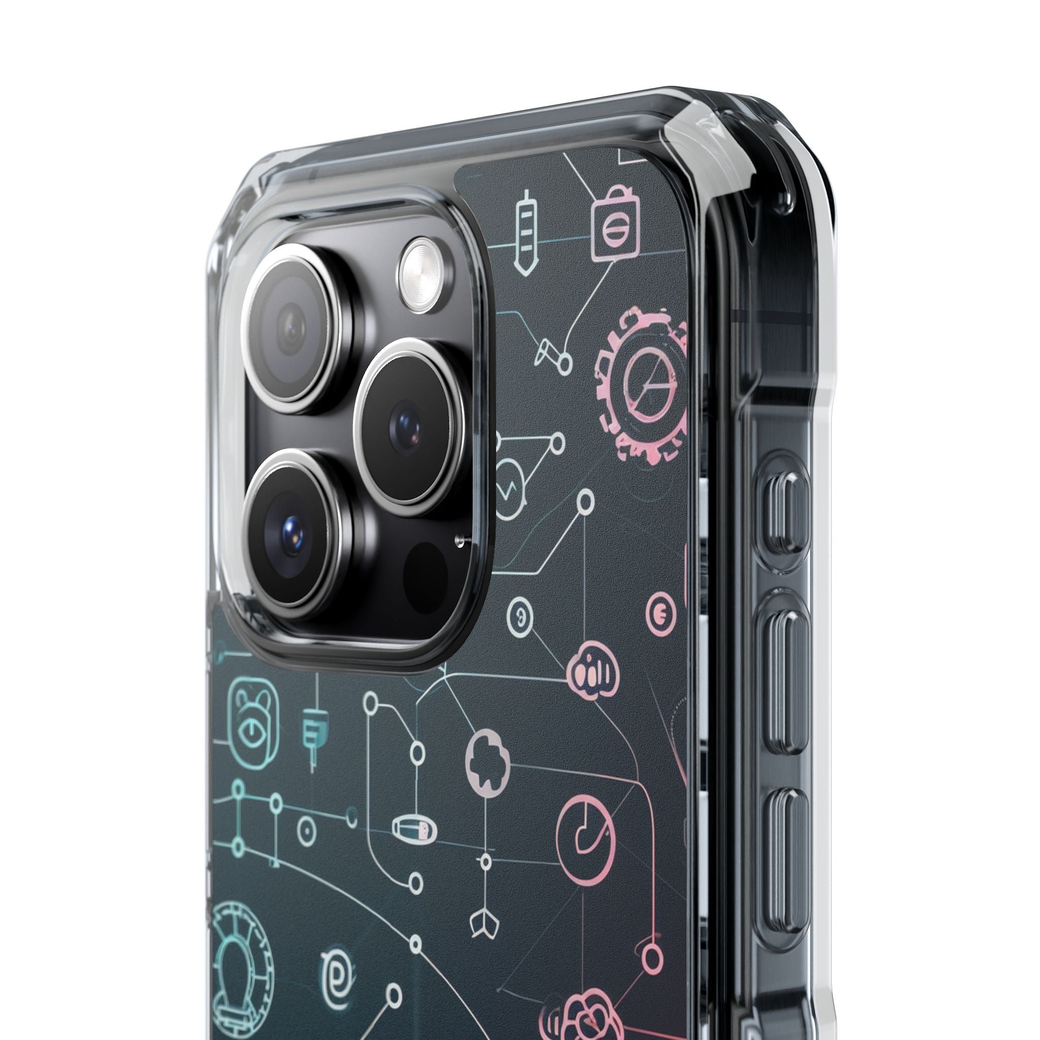 Digital Circuit Flow iPhone 15 - Impact Clear+