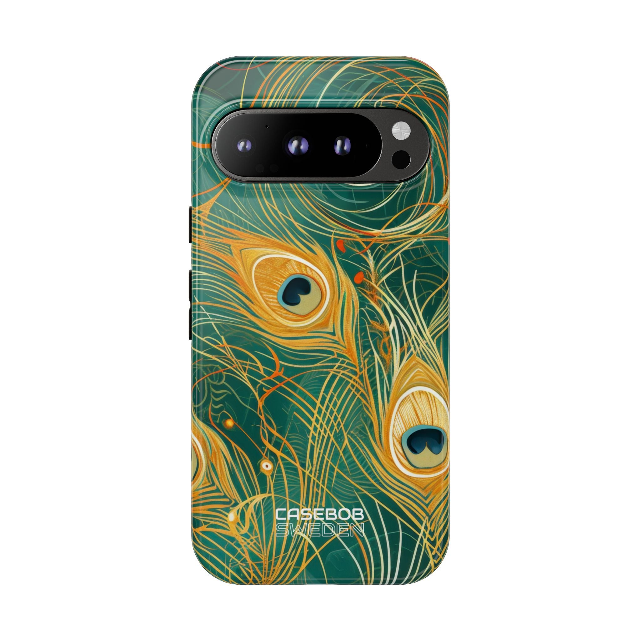 Vibrant Peacock Whirl Google Pixel 9 - Tough