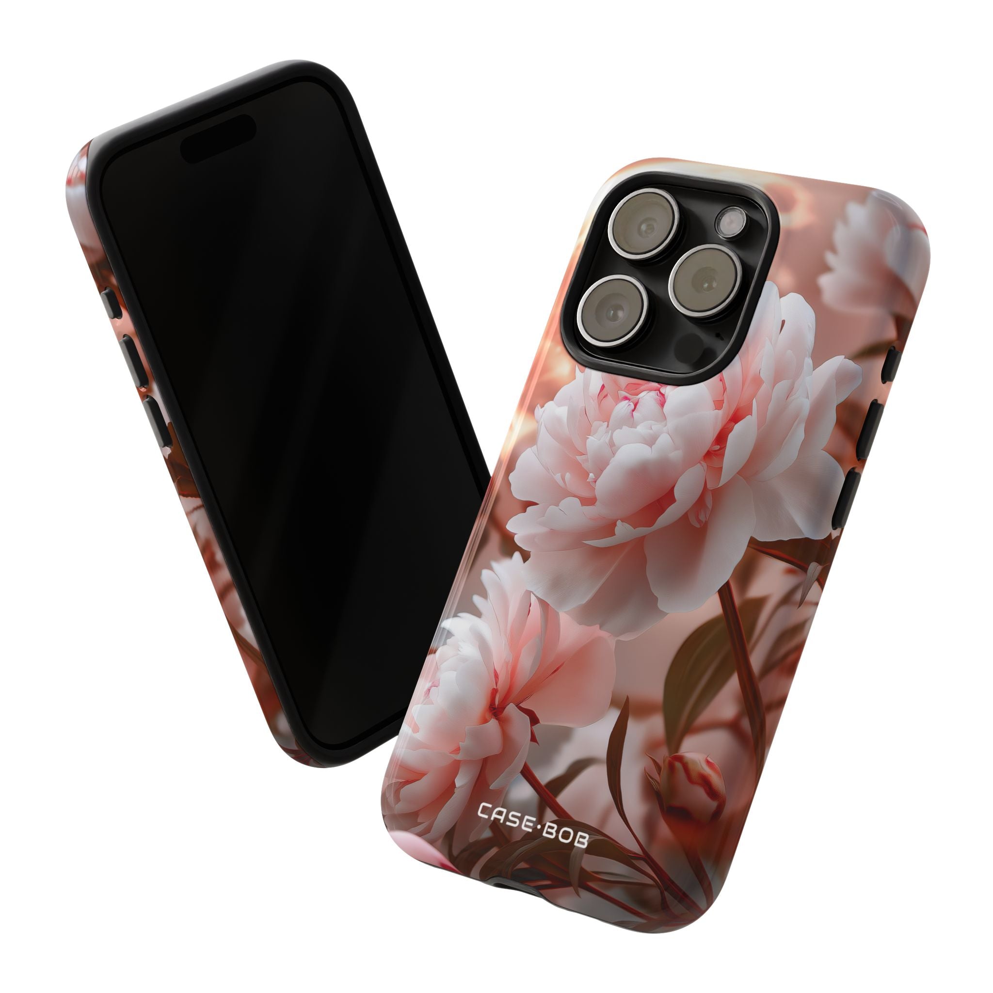 Peony Moonlight iPhone 15 Pro Case - Tough