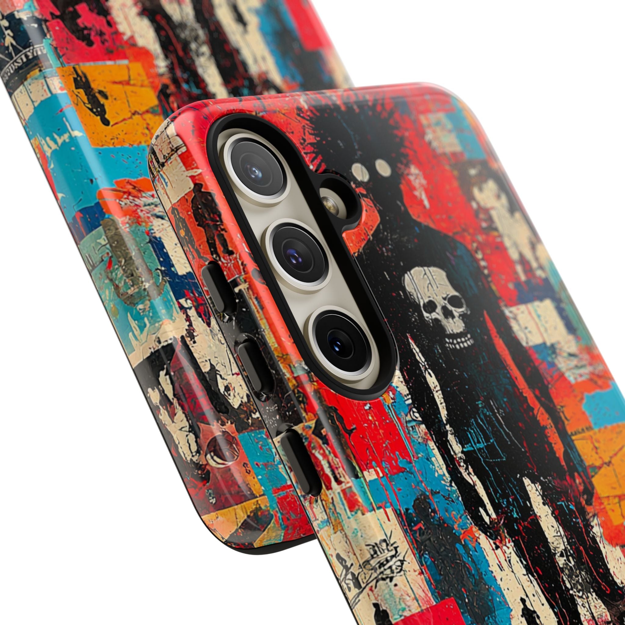 Spiky Skull Silhouette Samsung S24 Plus Case - Tough