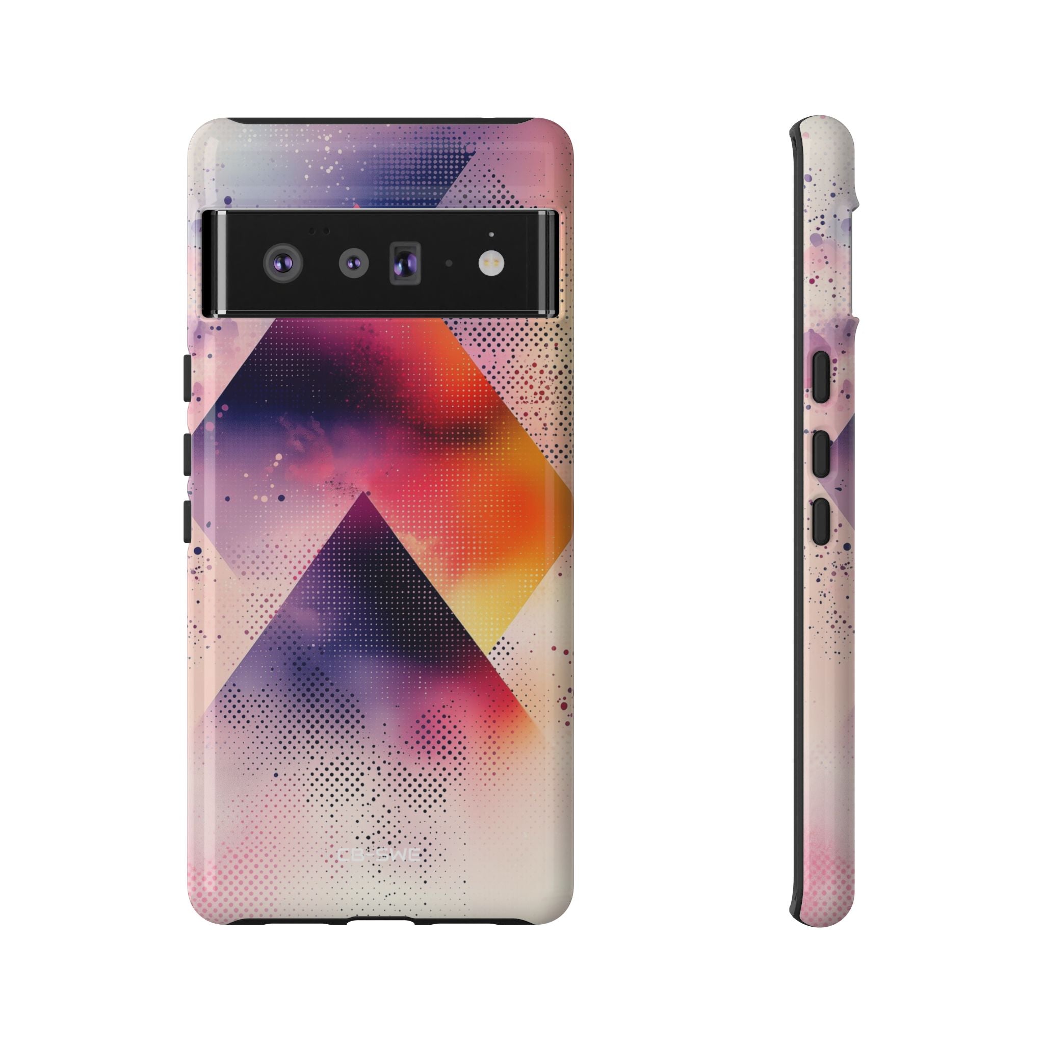 Vivid Triangles Ascend - Google Pixel Case