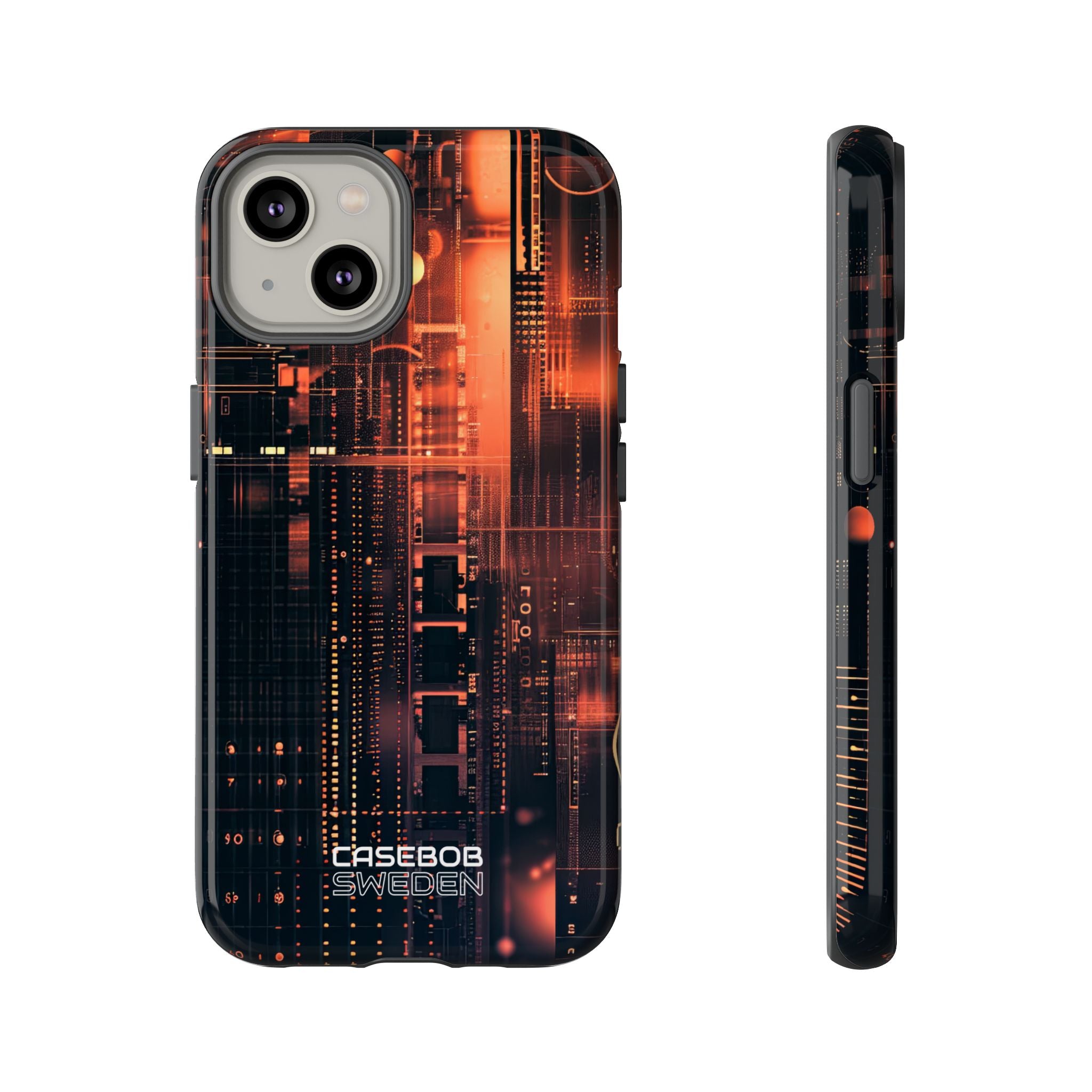 Neon Circuit Dreams iPhone 14 - Tough