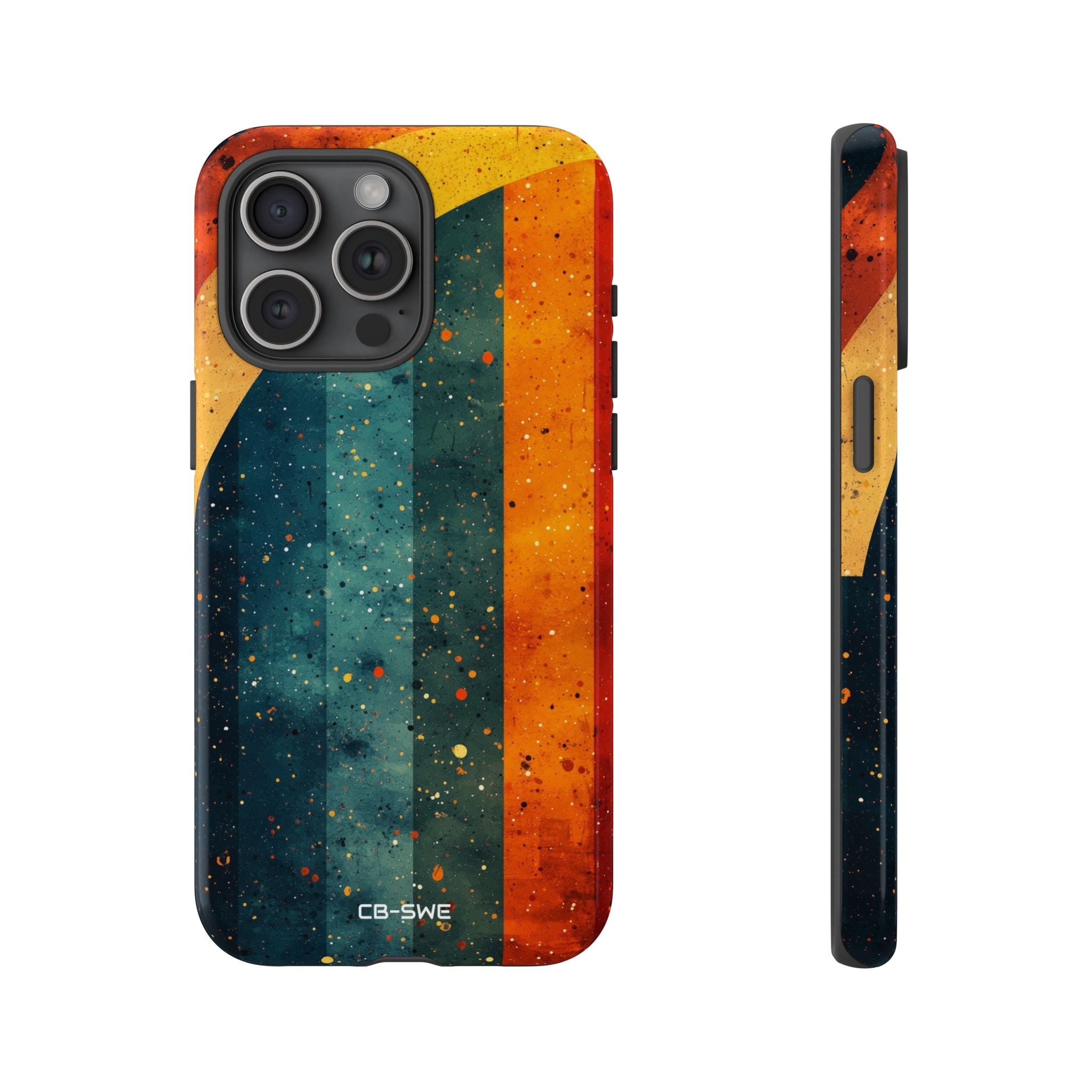 Vibrant Waves Dance - iPhone Case