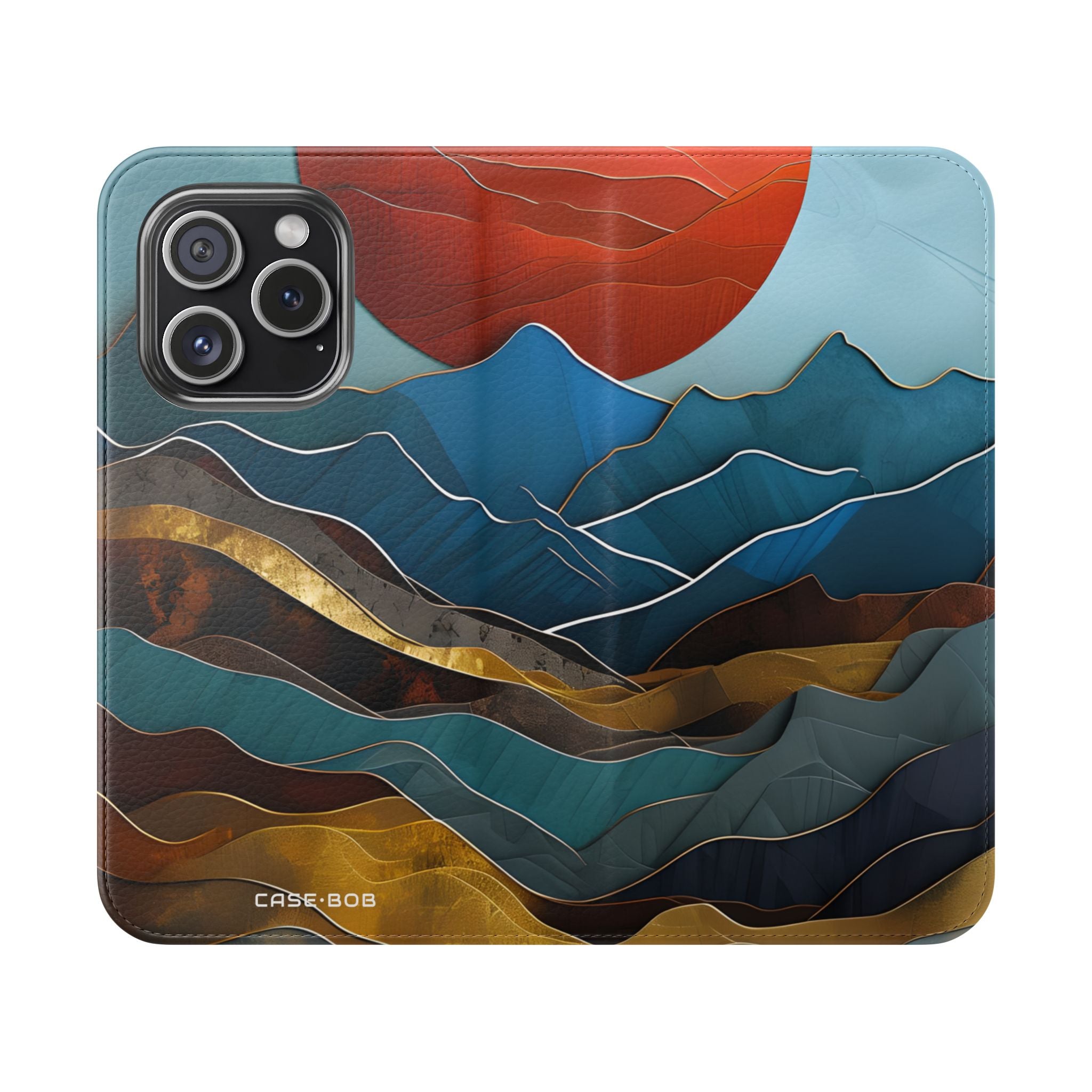 Solar Flame - iPhone 15 Pro Case - Wallet