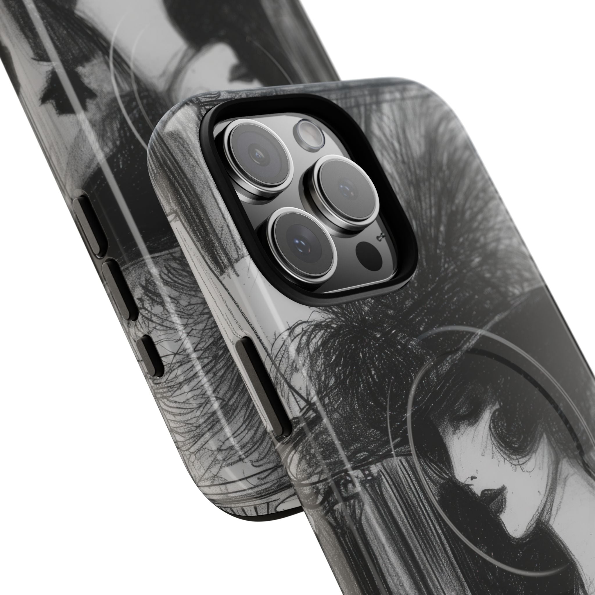 Vintage Feather Elegance iPhone 16 - Tough+