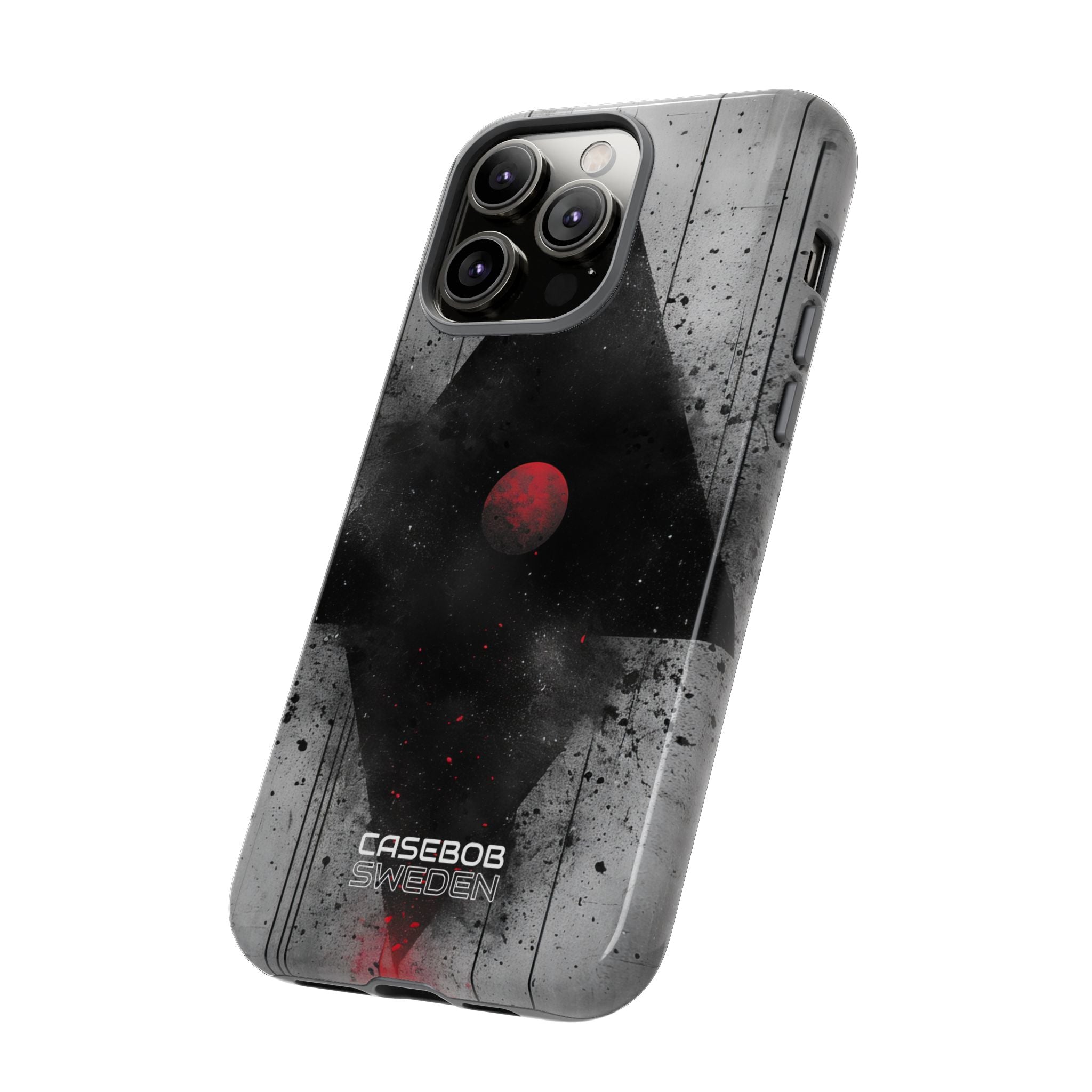 Crimson Core Geometry iPhone 14 - Tough