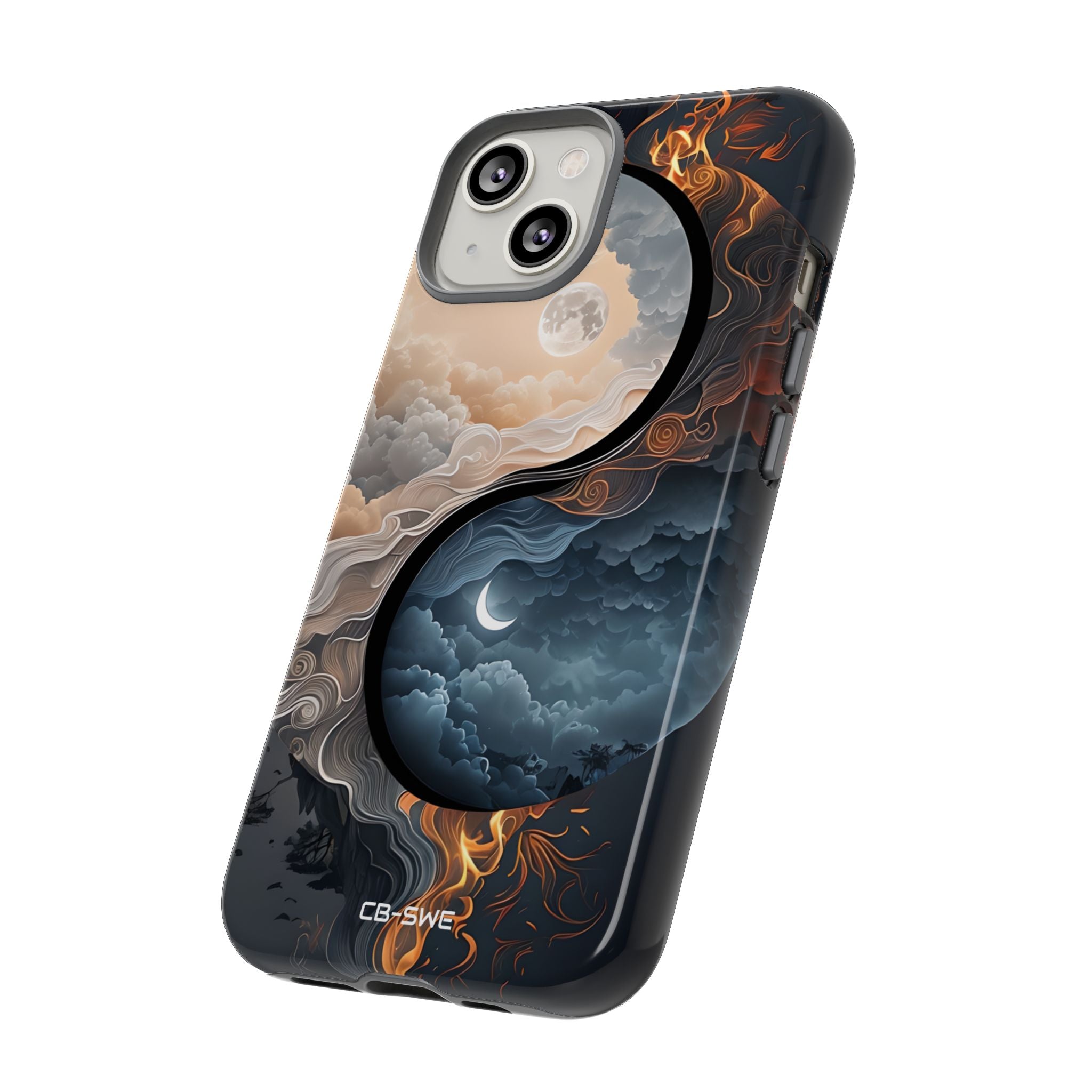 Moonlit Elemental Harmony - iPhone Case