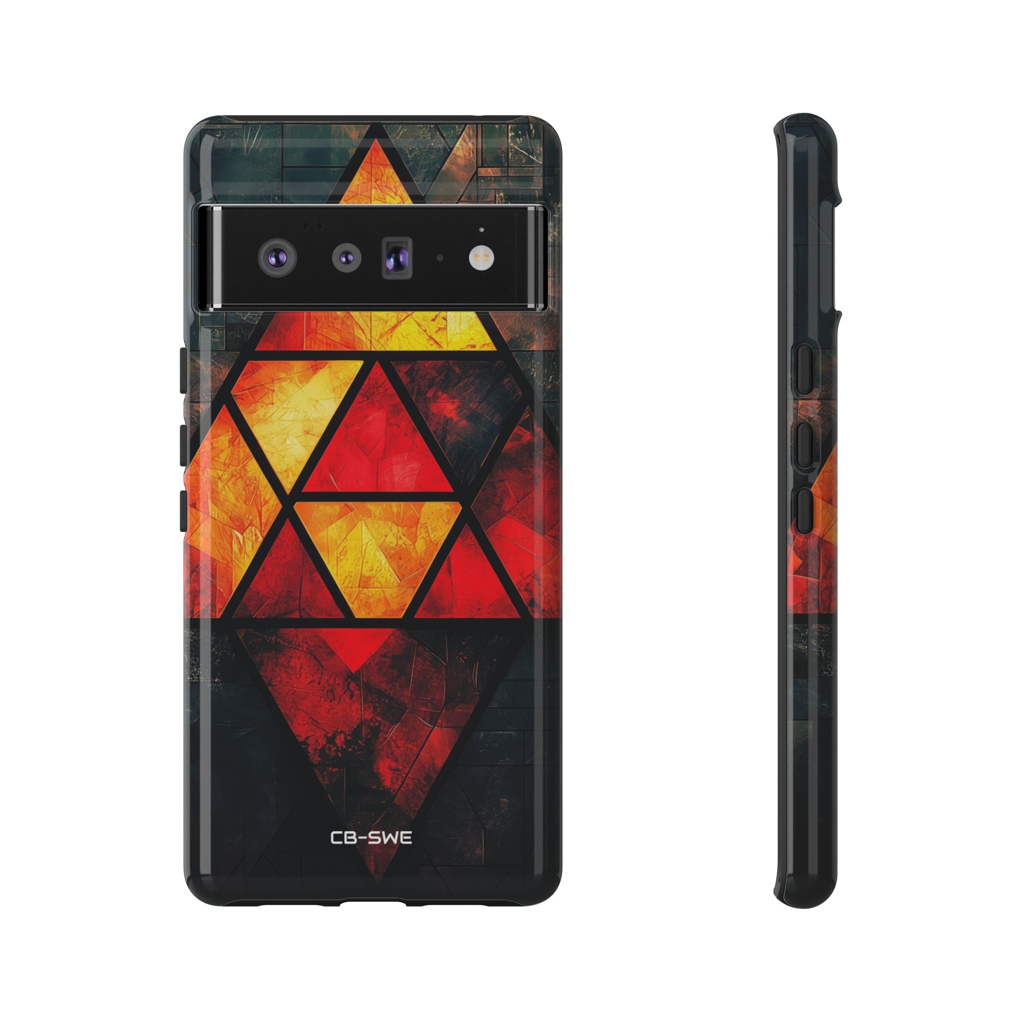 Triangles Illuminate Warmth - Google Pixel Case