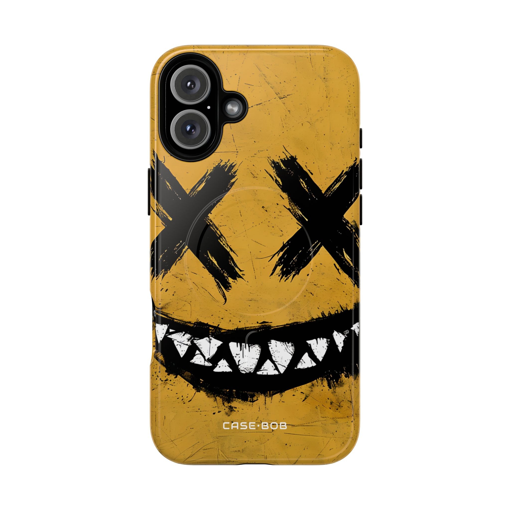 Jagged Smile Yellow iPhone 16 Plus Case - Tough+