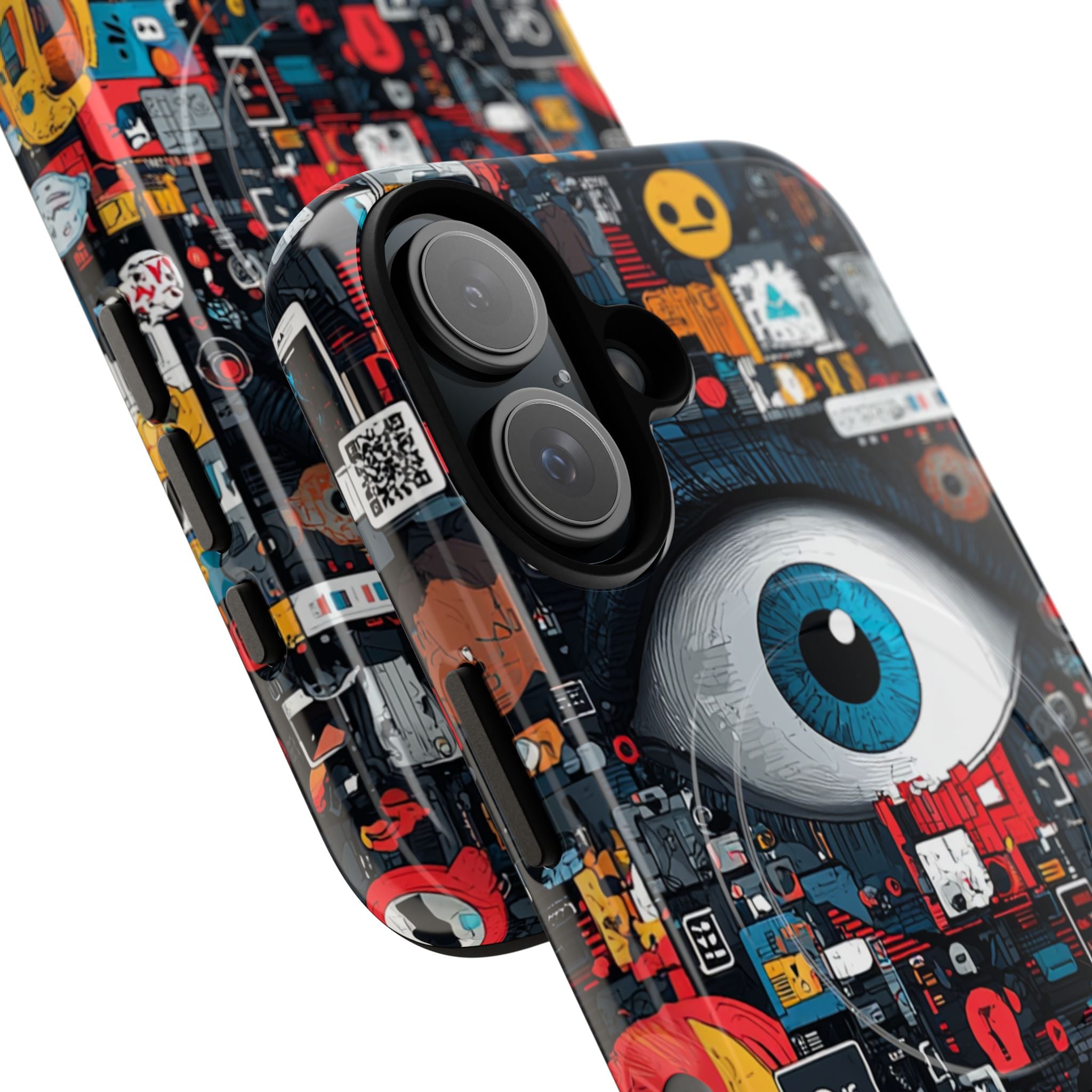 Digital Eye Blue iPhone 16 Case - Tough+