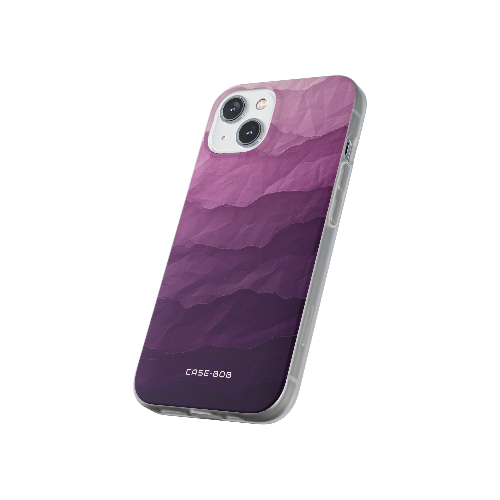 Purple Wave Layers iPhone 14 Case - Soft