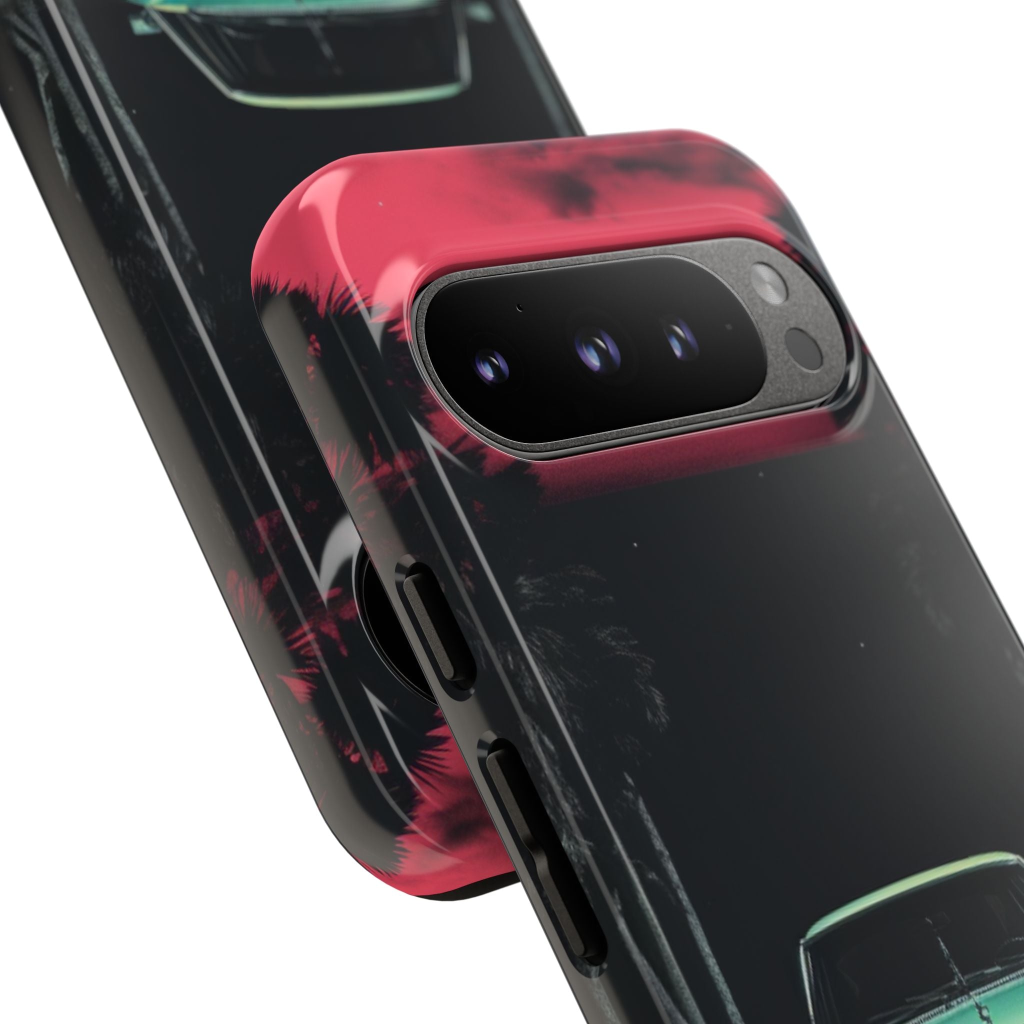 Retro Futuristic Nightscape - Google Pixel Case