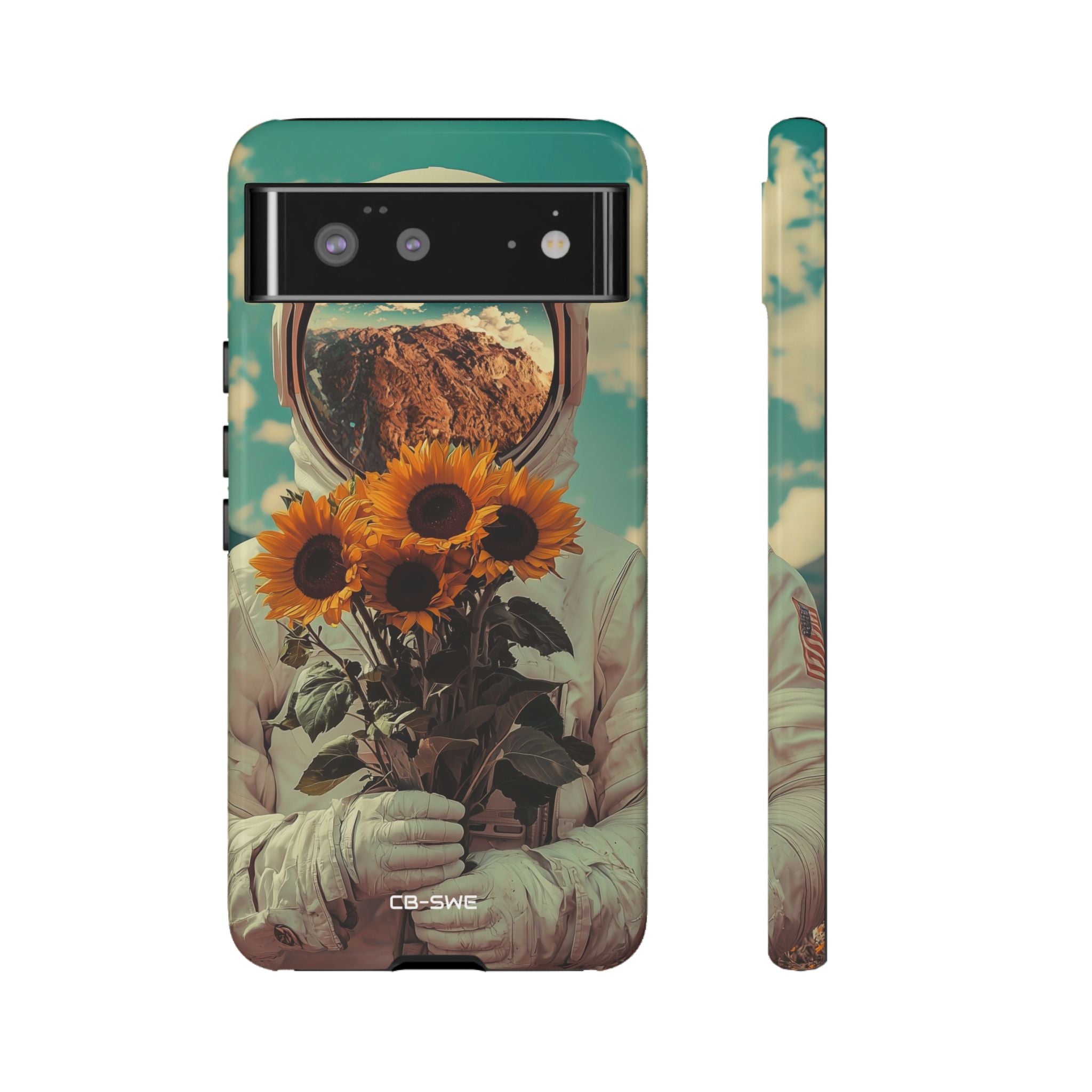 Sunflower Spacesuit Shine - Google Pixel Case