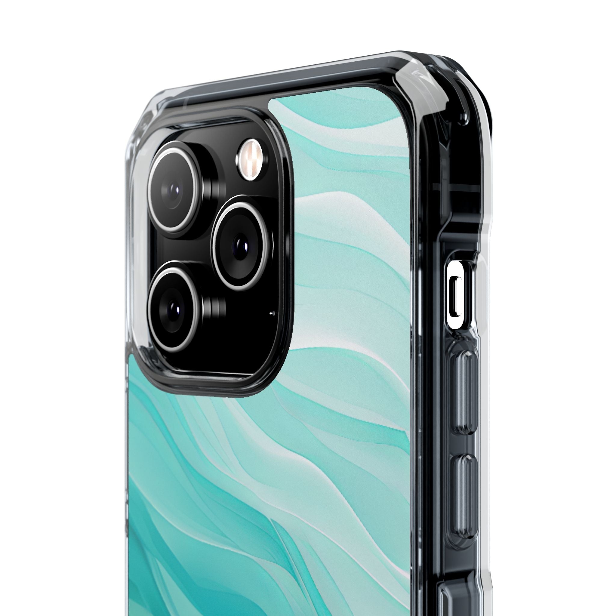 Soothing Aqua Waves iPhone 14 - Impact Clear+