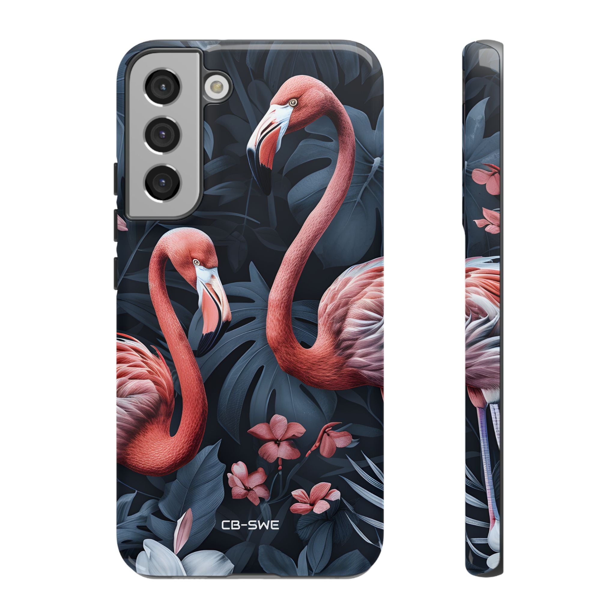 Flamingos Embrace Nature - Samsung Case