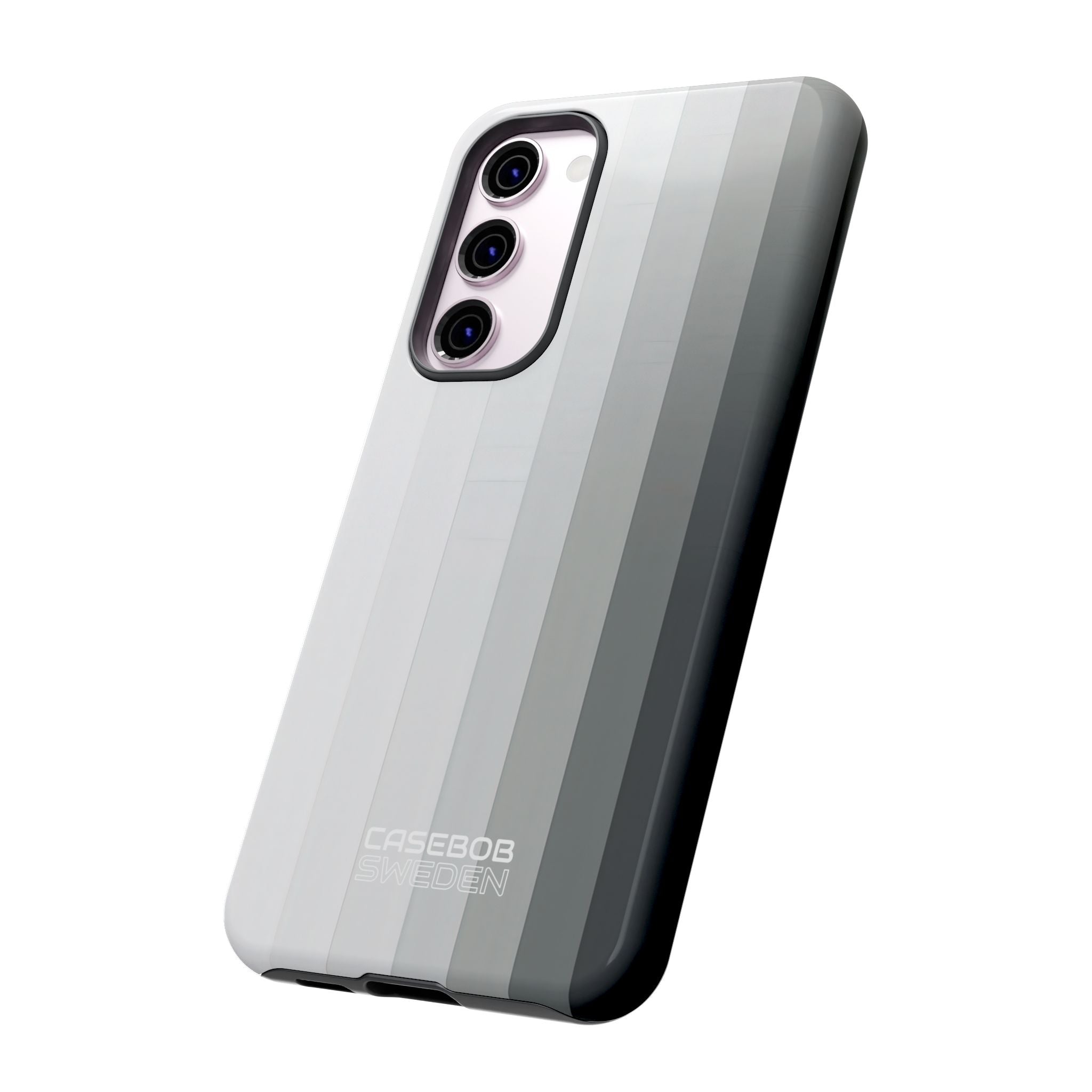 Silver Gradient Stripes Samsung S23 - Tough
