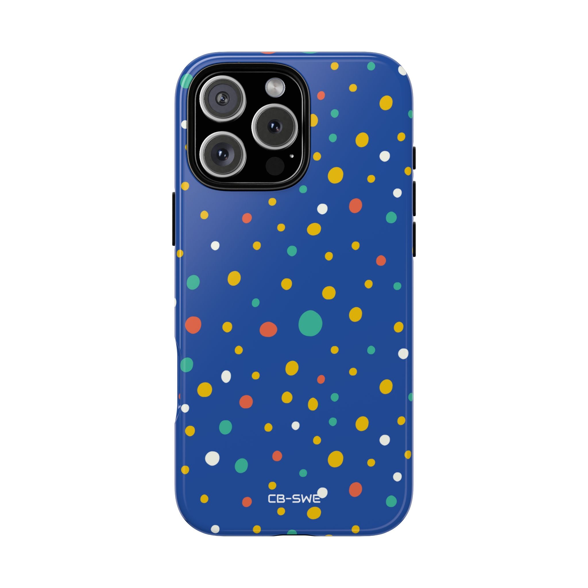Colorful Dots Dance - iPhone Case