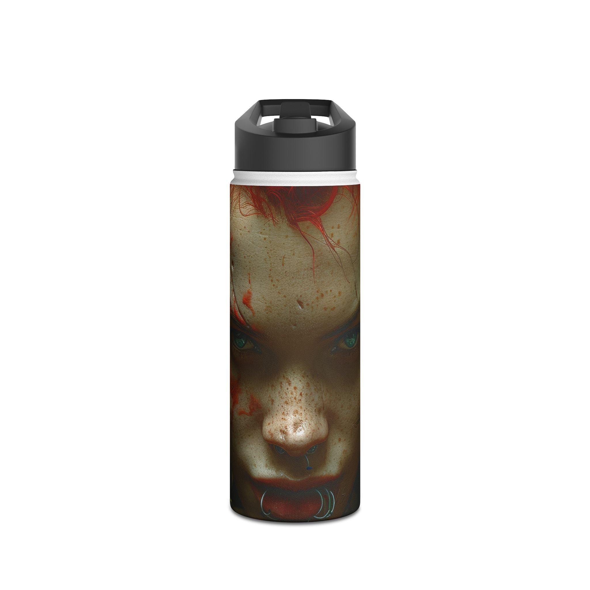 Scarlet Gaze - Stainless Steel Water Bottle