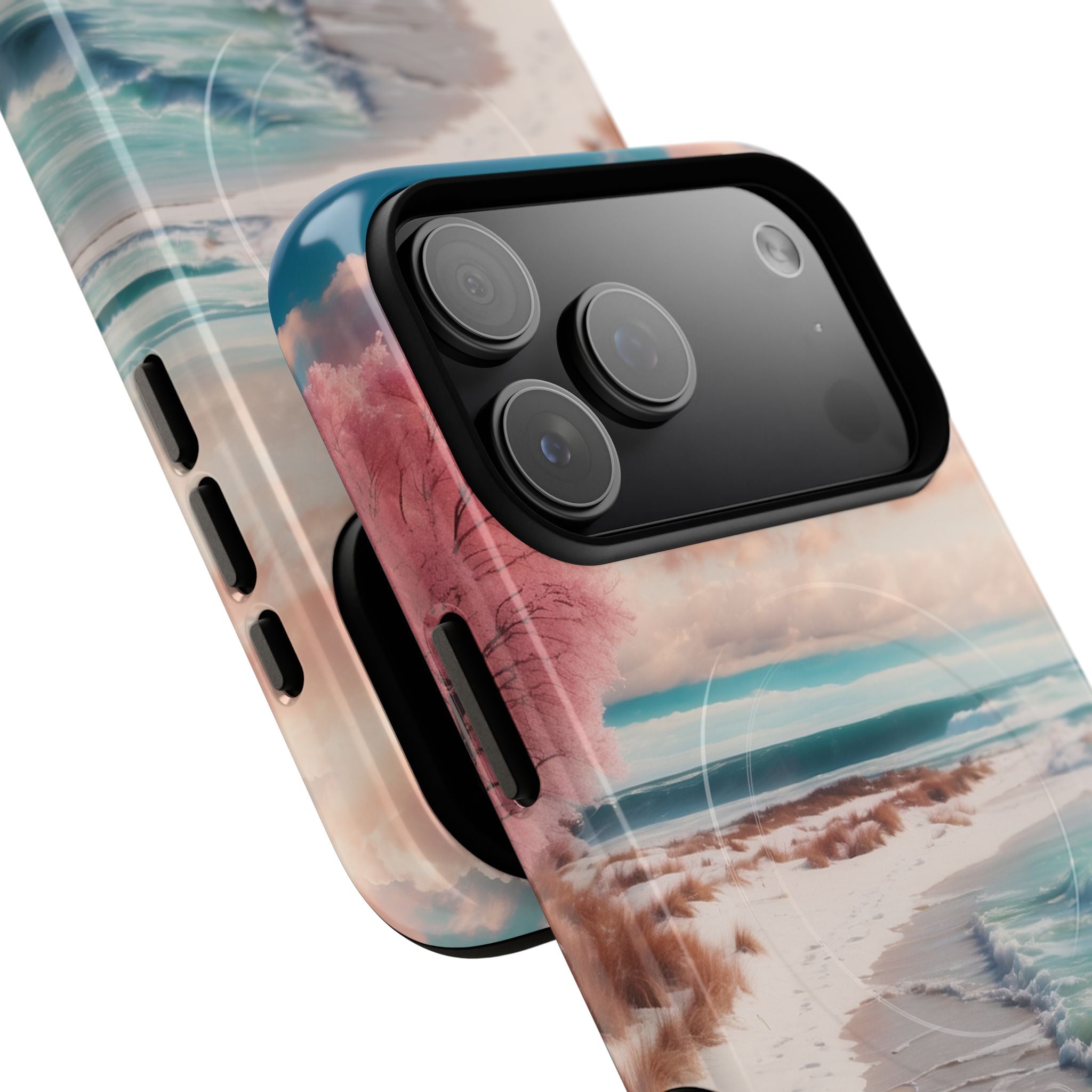 Pink Tree Breeze iPhone 17 Pro Max Case - Tough+