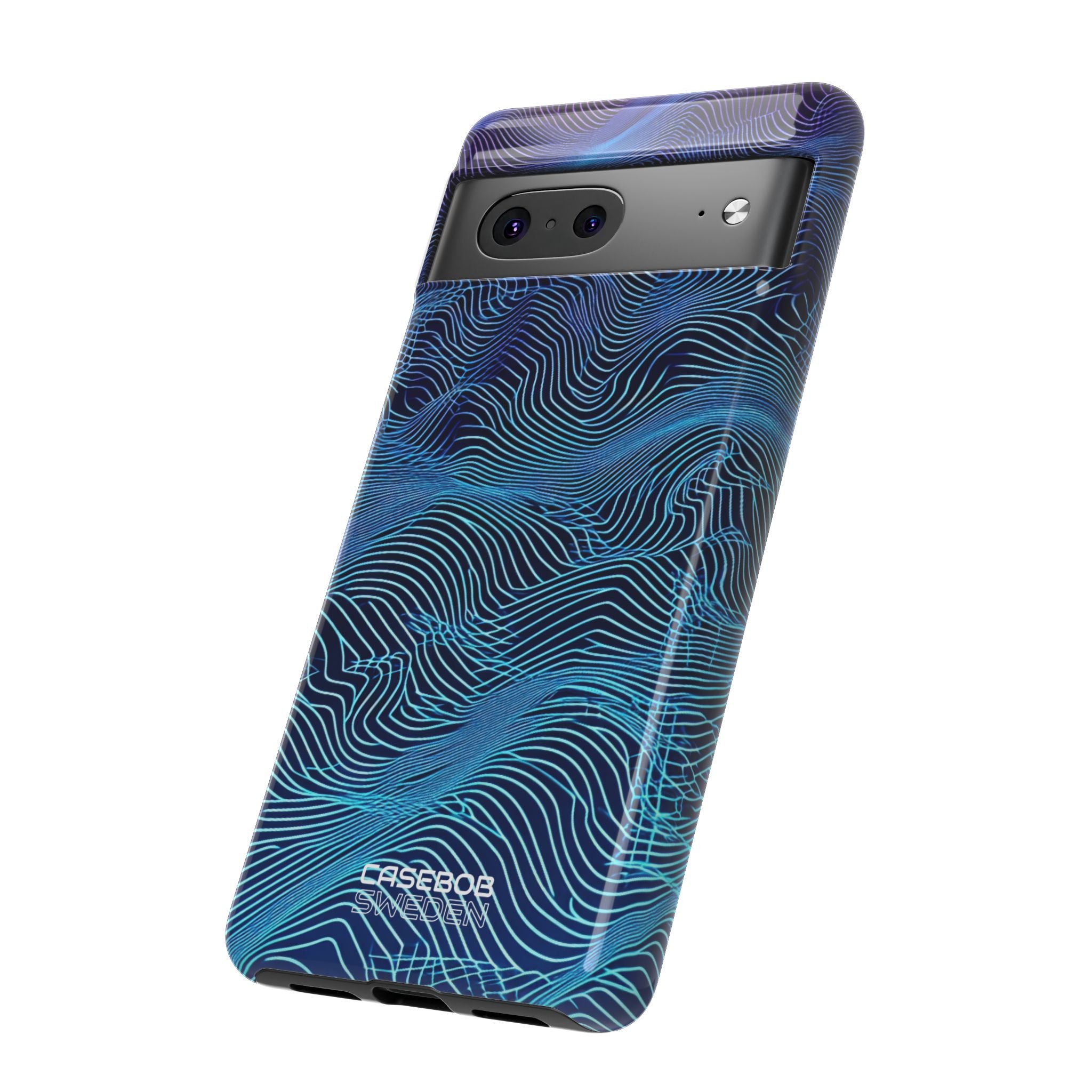 Neon Waves Flow Google Pixel 7 - Resistente