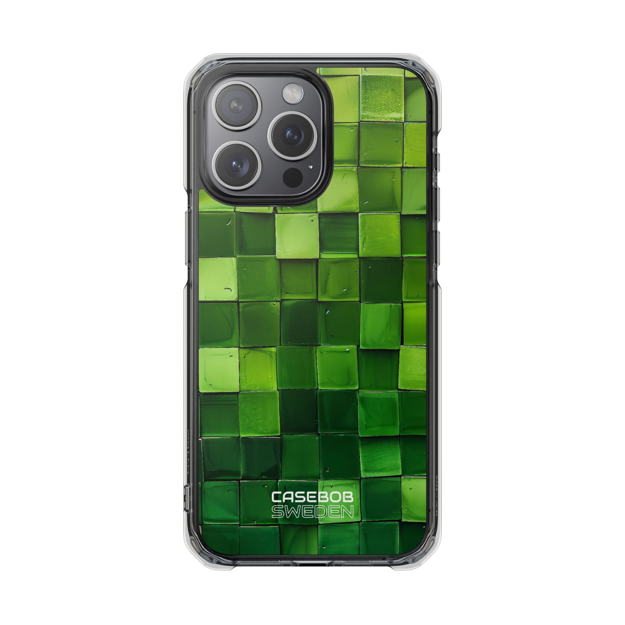 Green Tile Harmony iPhone 15 - Impact Clear+