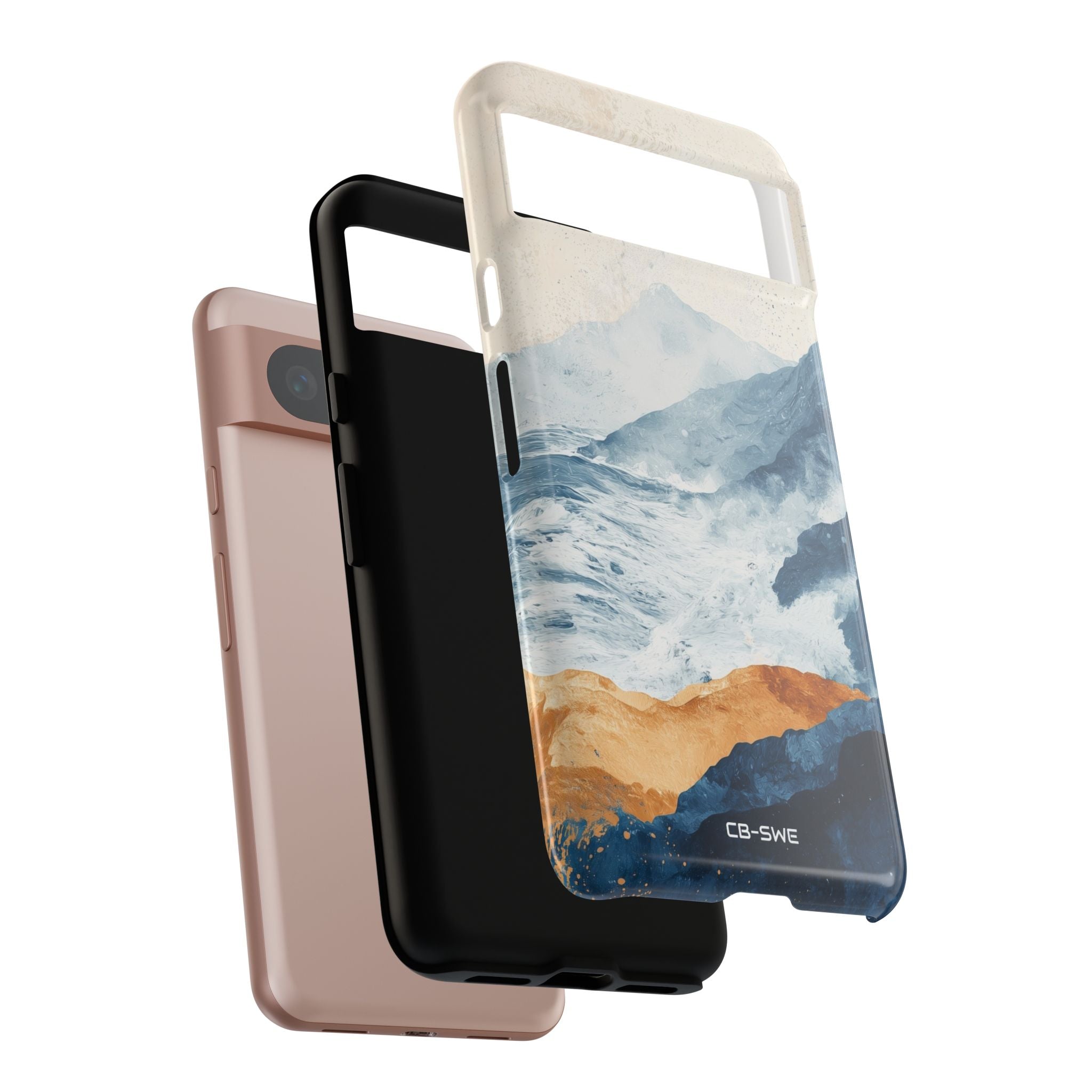 Waves Embrace Shore - Google Pixel Case