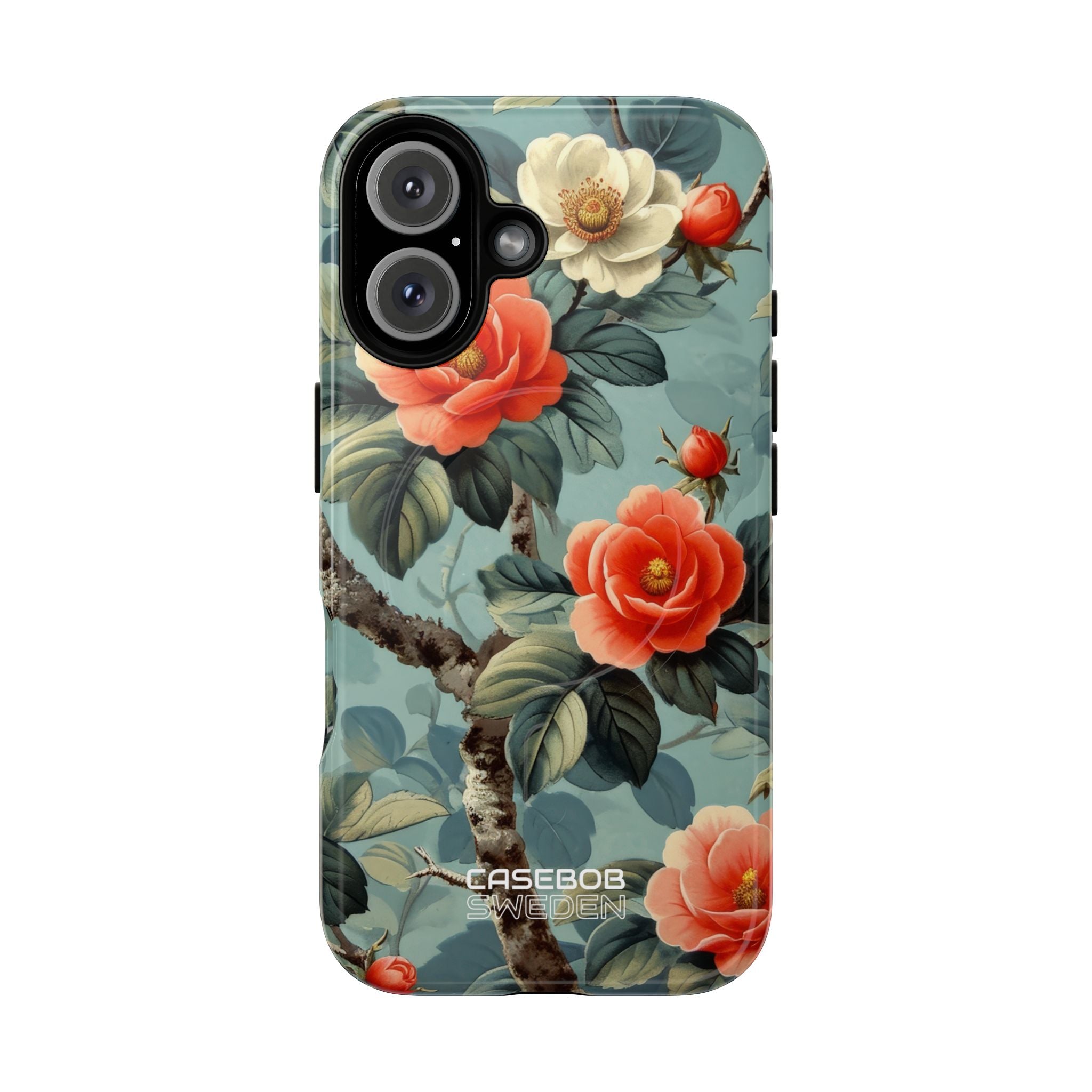 Coral Blossom Tapestry iPhone 16 - Tough+