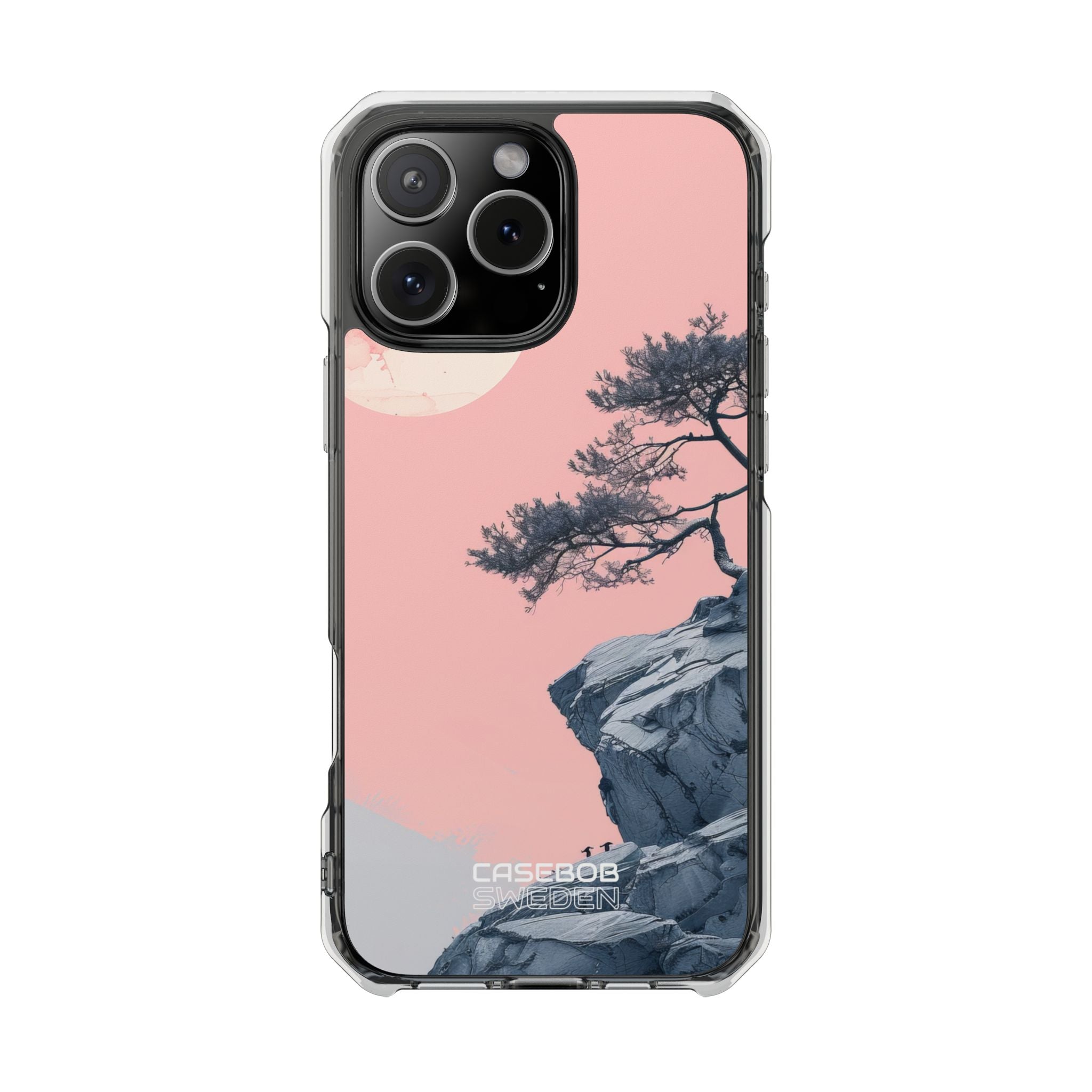 Pink Cliff Solitude iPhone 16 - Impact Clear+